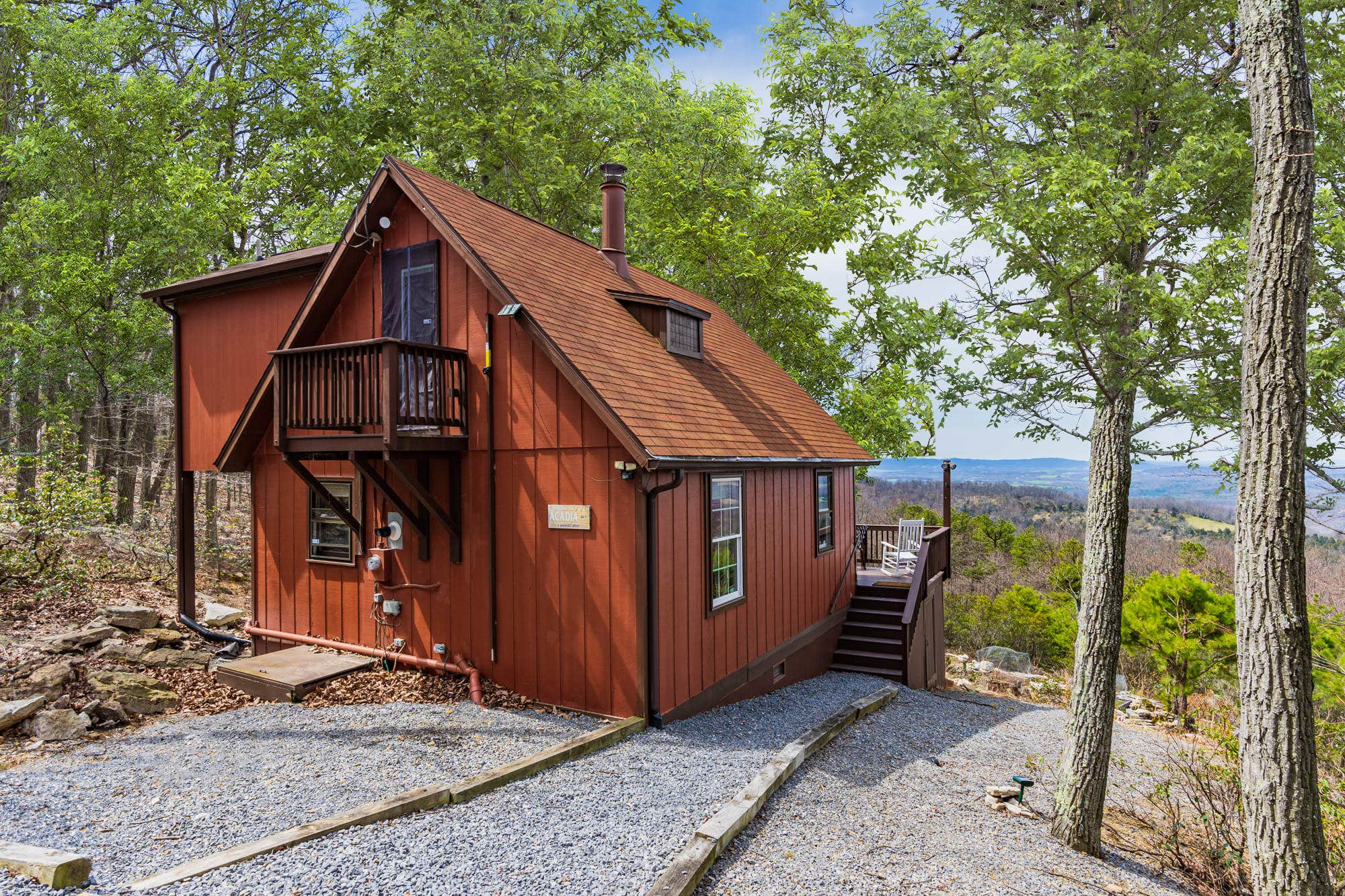 The Dyrt's photo of a cabin at Mountaintop Views, Hot Tub, Deck, Fire Pit & WiFi near Kitzmiller, MD