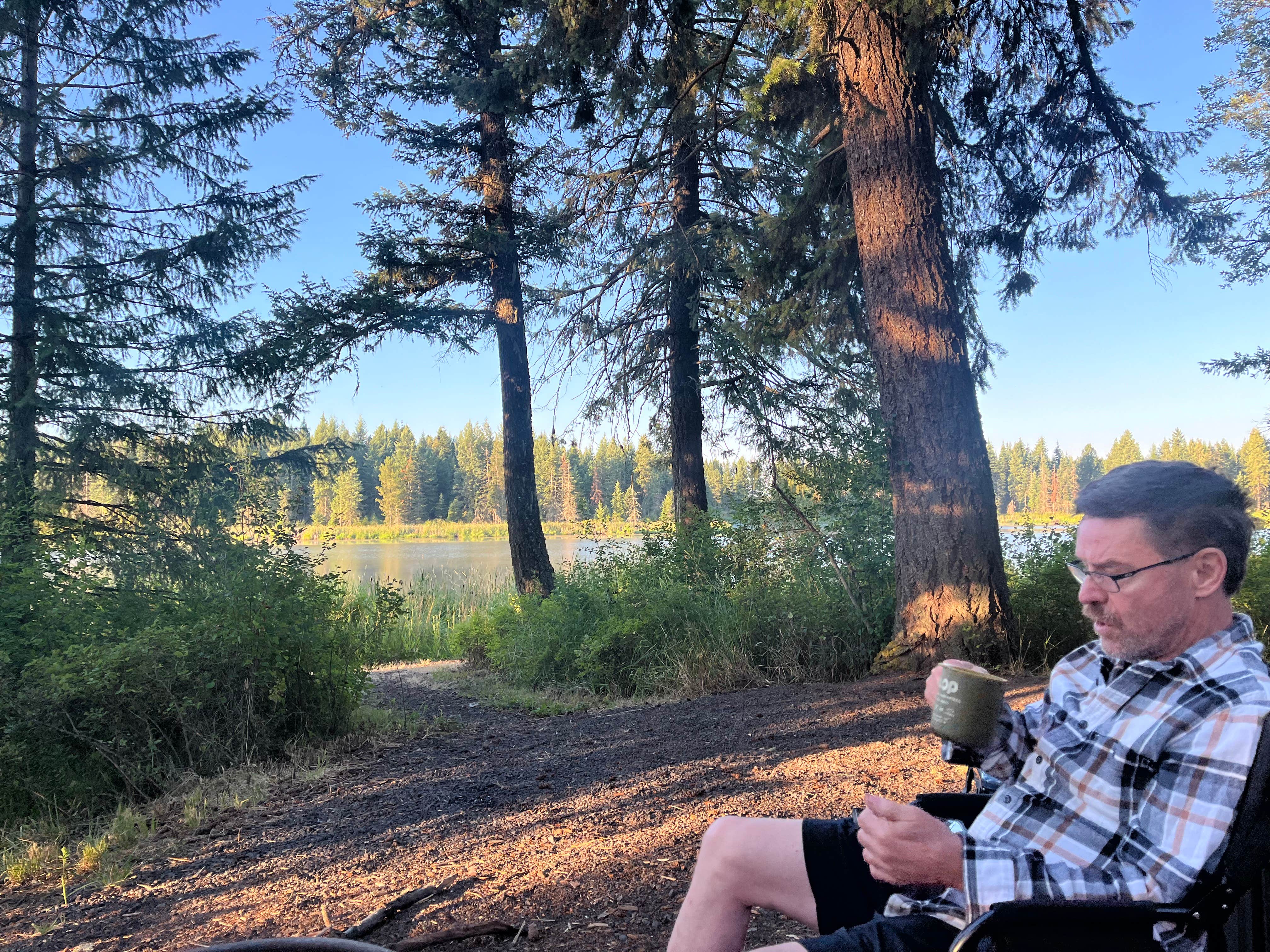 Camper-submitted photo at Deyo Reservoir near Weippe, ID