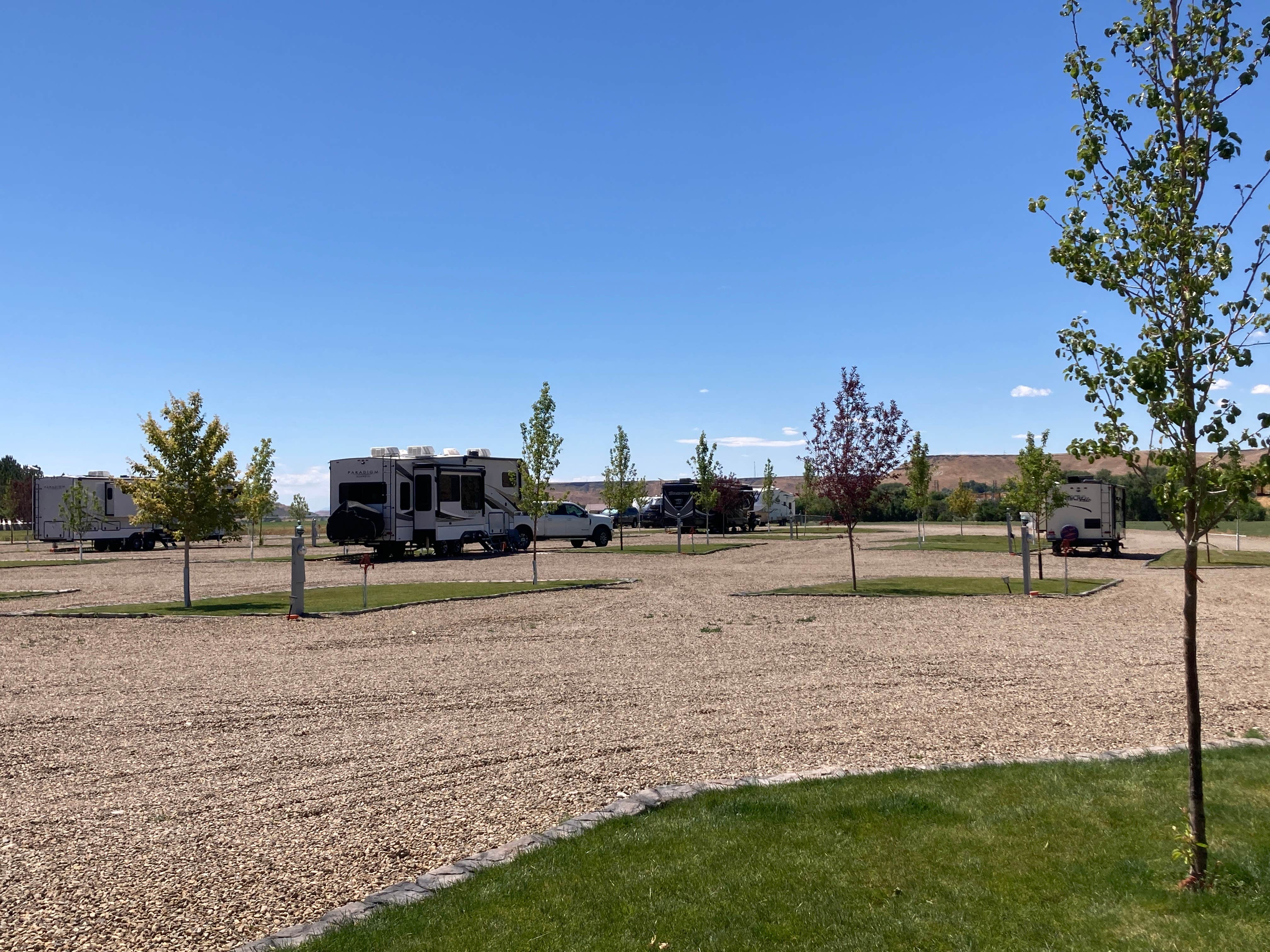 MickandKarla W.'s photo of rv camping at Carmela RV Park at Y Knot Winery near Corral, ID