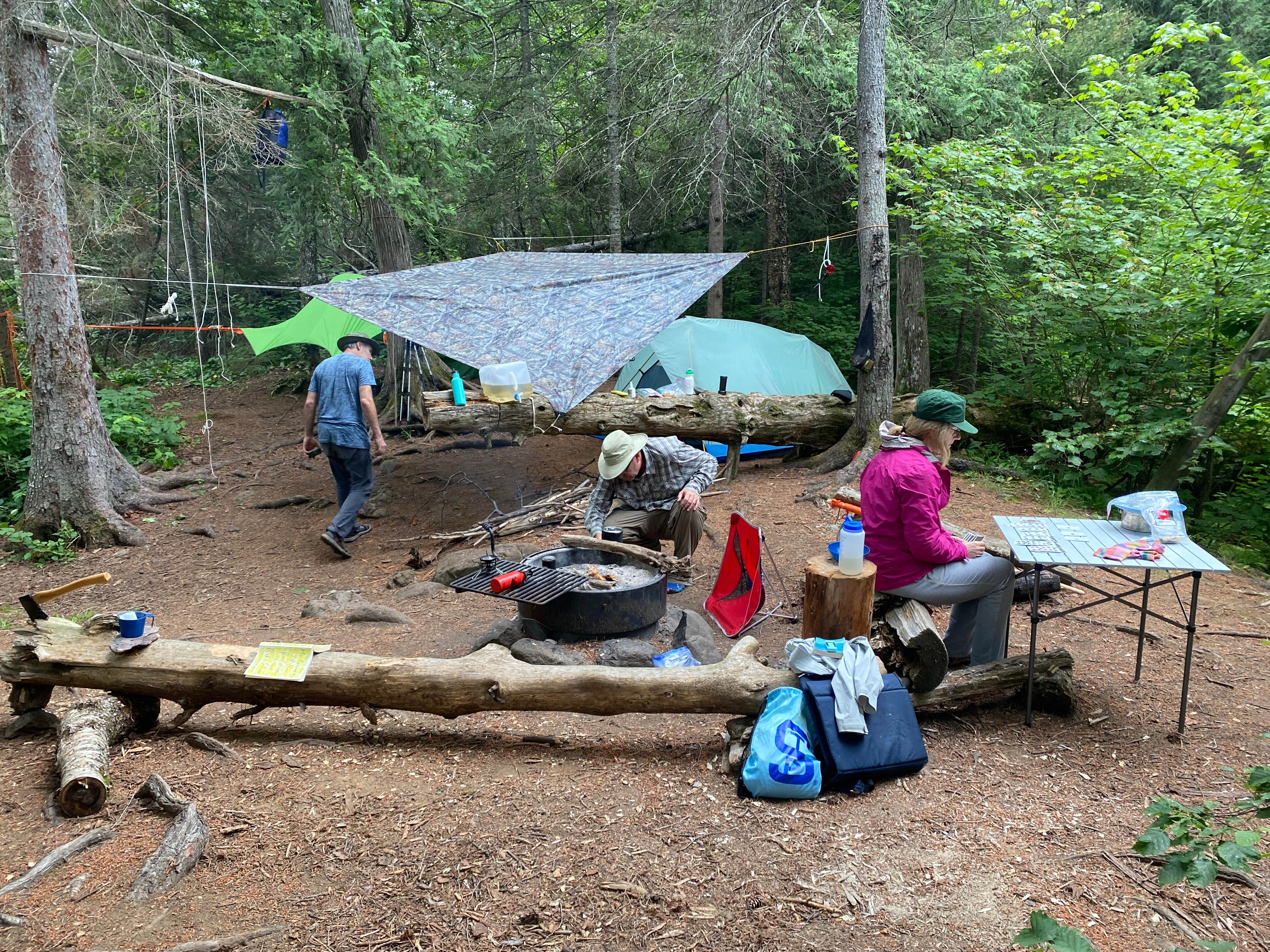 Karla J. B.'s photo of tent camping at George H. Crosby Manitou State Park Campground near Apostle Islands National Lakeshore