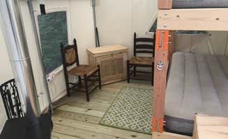 The Dyrt's photo of glamping accommodations at Blackberry Ridge near North Turner, ME