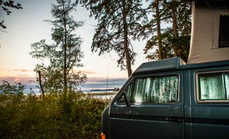 Camping near Upper Forest Campground — Fort Worden Historical State Park: Lower Oak Bay Park, Chimacum, Washington