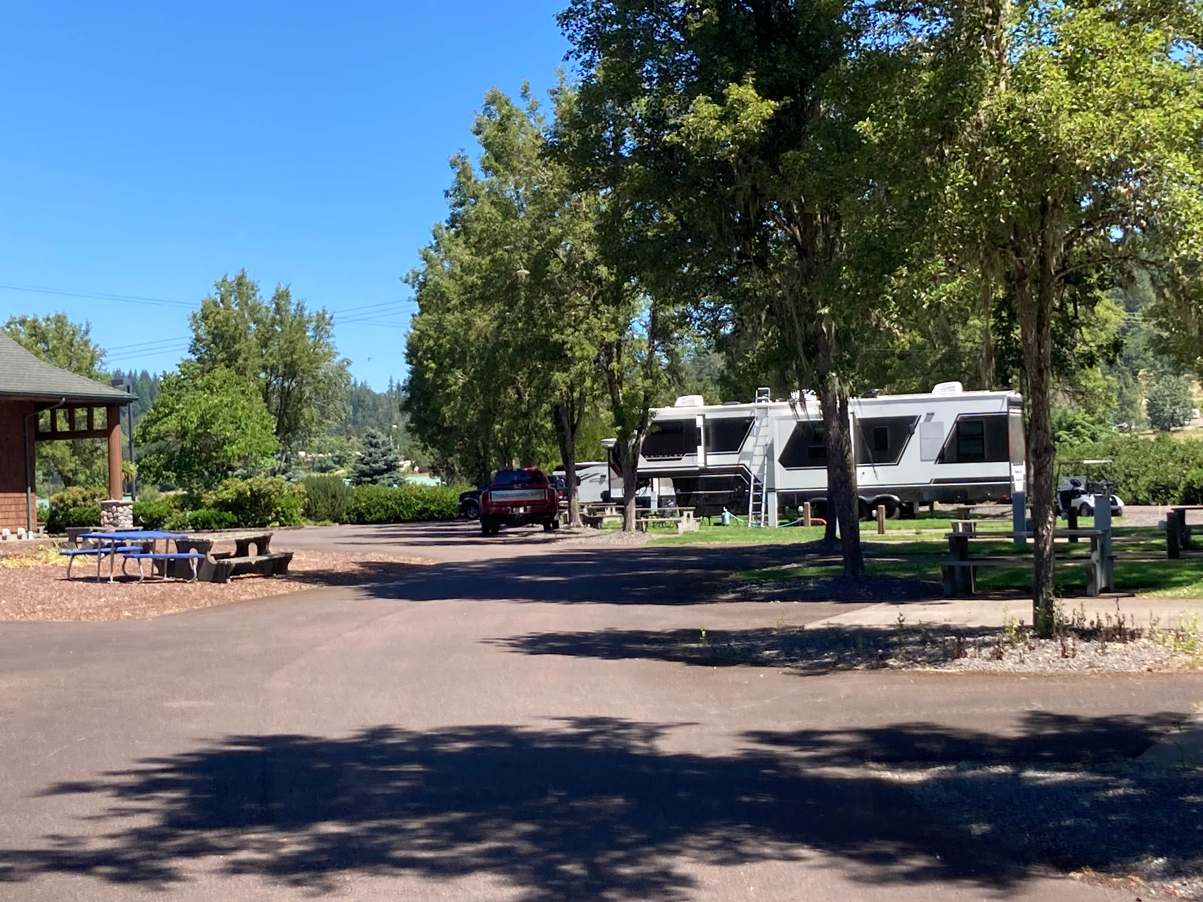 Camper-submitted photo at Mallard Creek Golf and RV Resort near Foster, OR