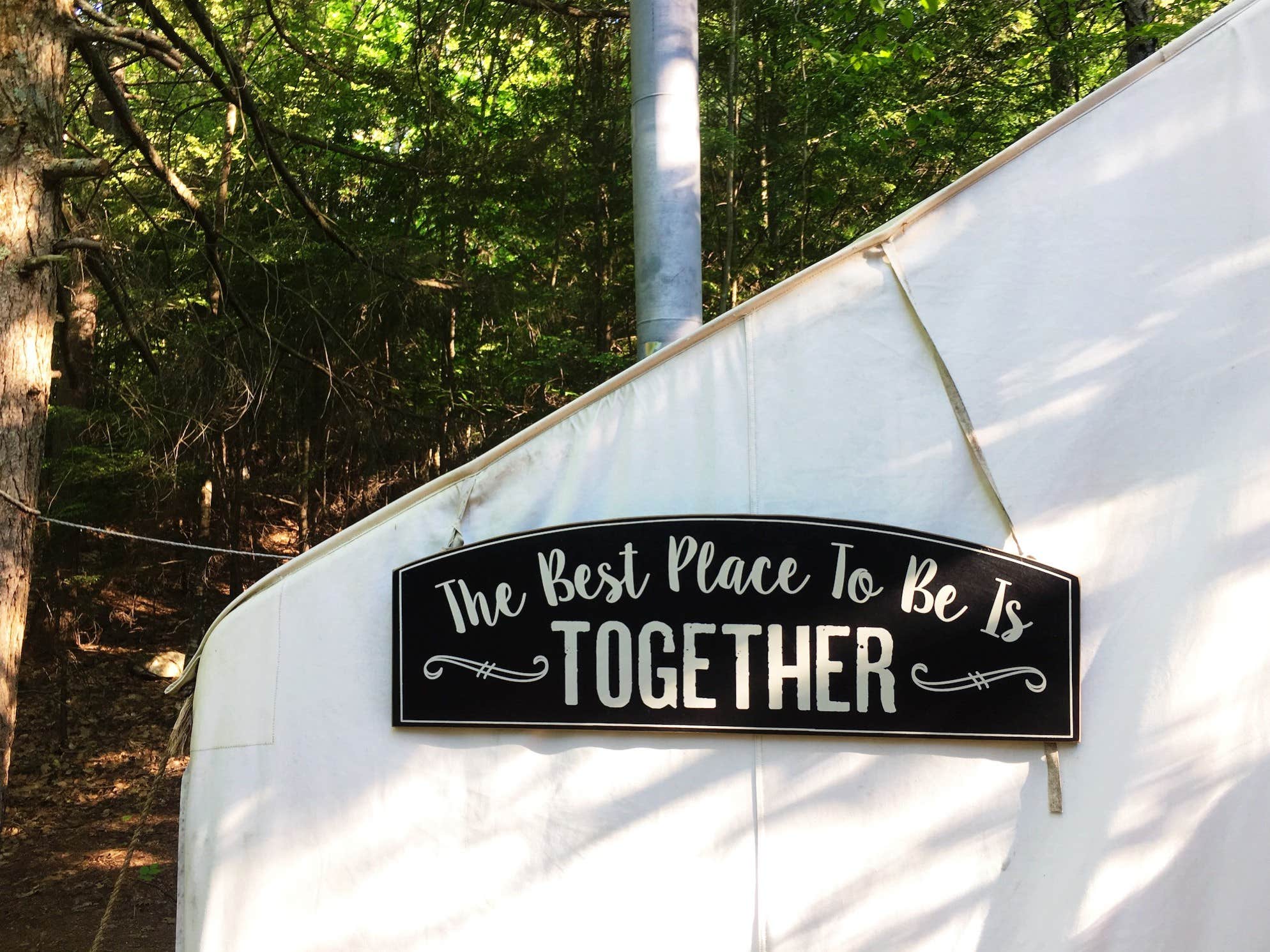 The Dyrt's photo of tent camping at The Lost Boys Hideout Rock'n Summer near Belmont, NH