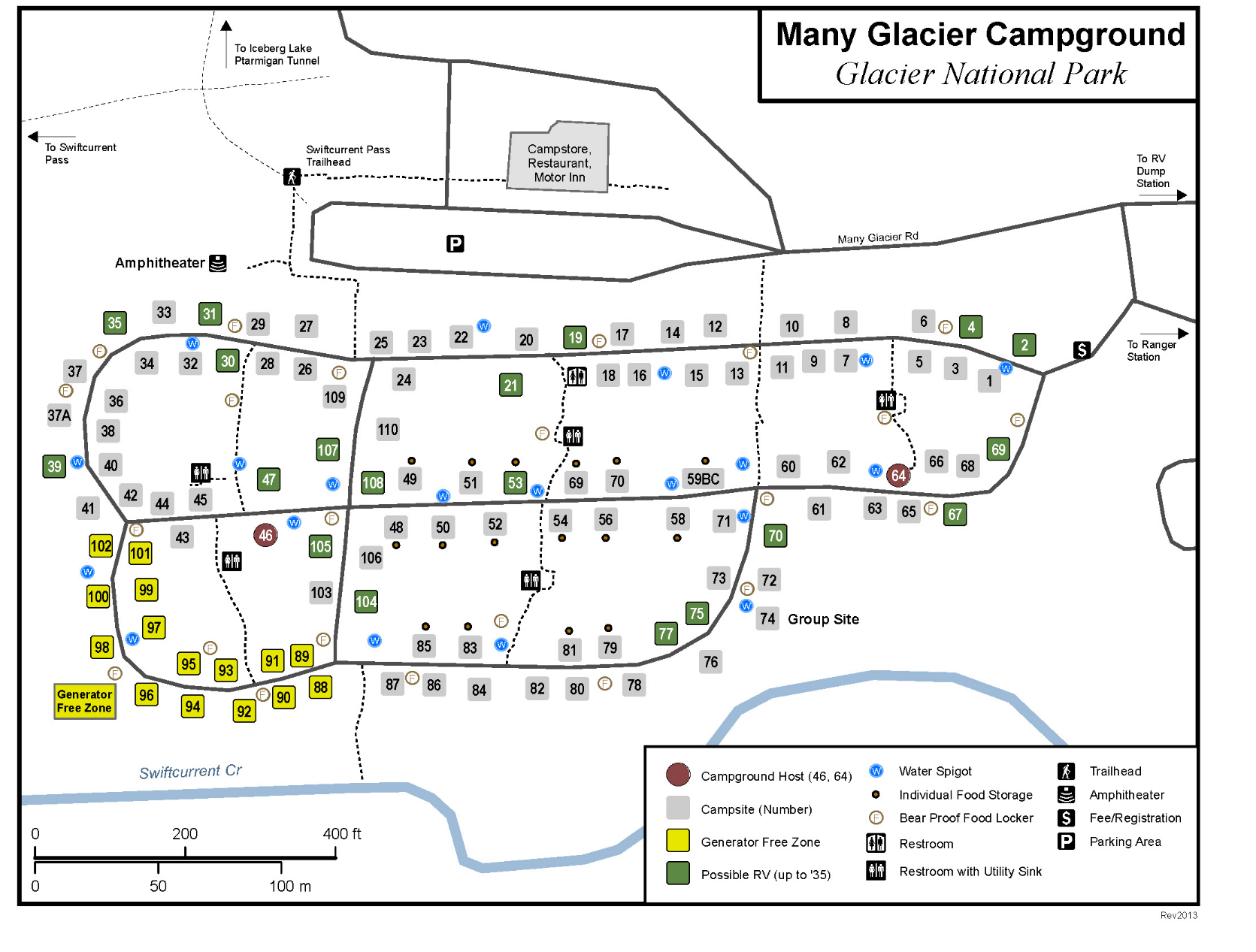 Camper submitted image from Many Glacier Campground — Glacier National Park - 5