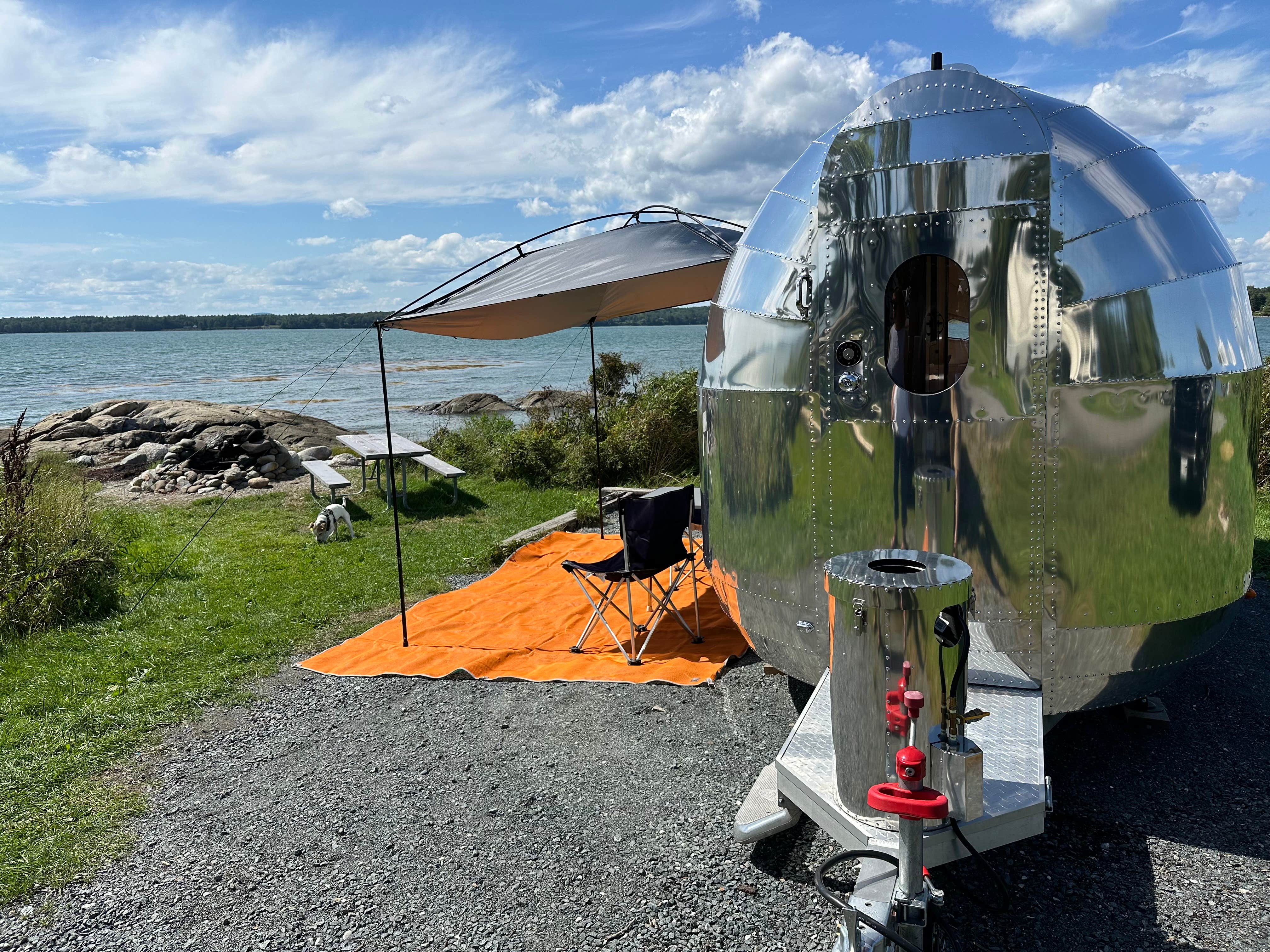 Heather C.'s photo of camping with pets at Bar Harbor/Oceanside KOA near Stonington, ME