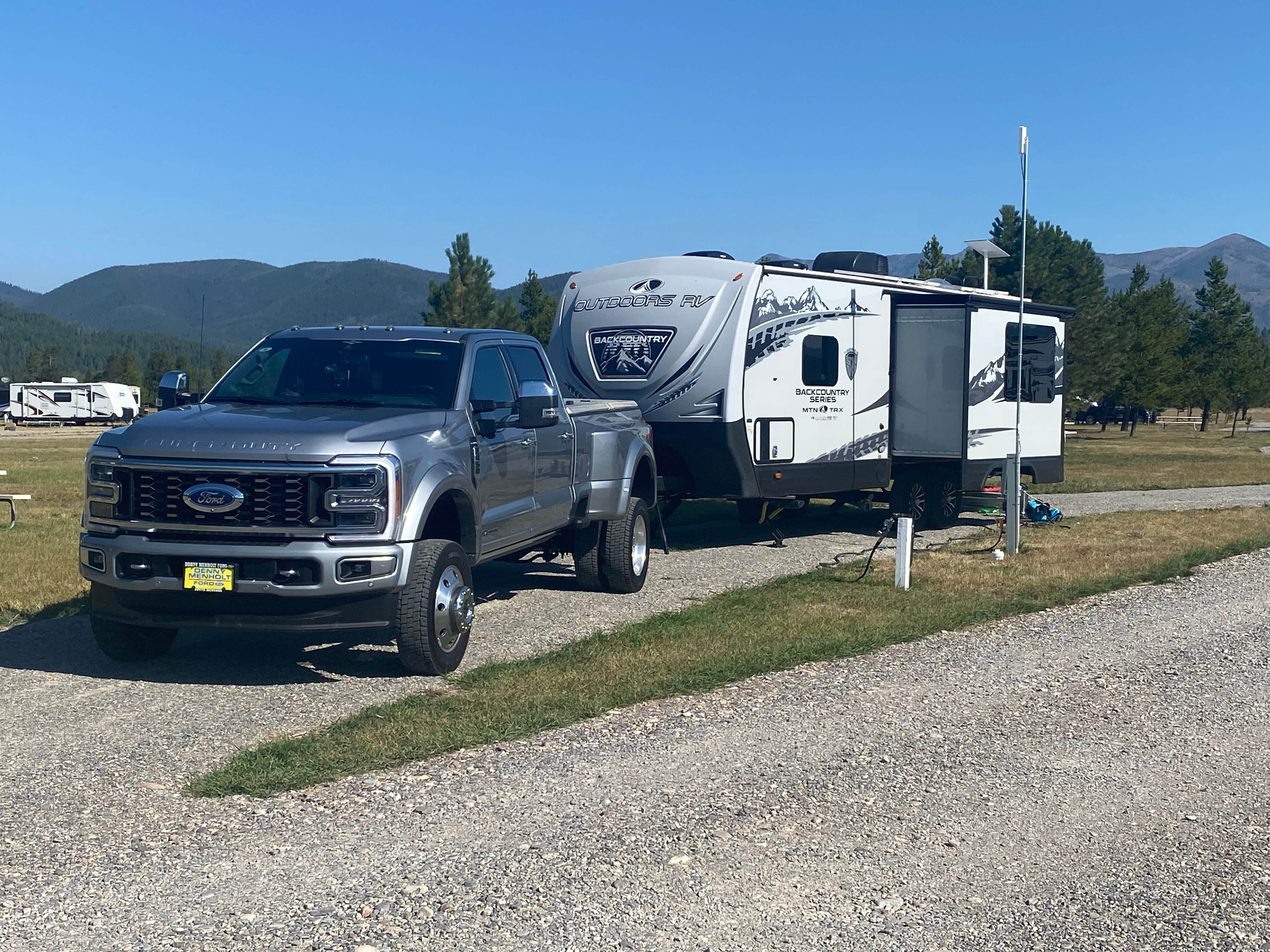 Dan B.'s photo of rv camping at Lost Moose Meadows Campground near Augusta, MT