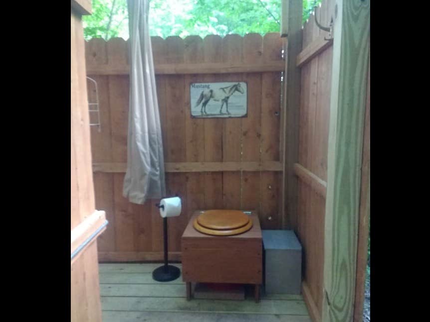 The Dyrt's photo of glamping accommodations at Flat Creek Island at Hoofbeats near Herkimer, NY