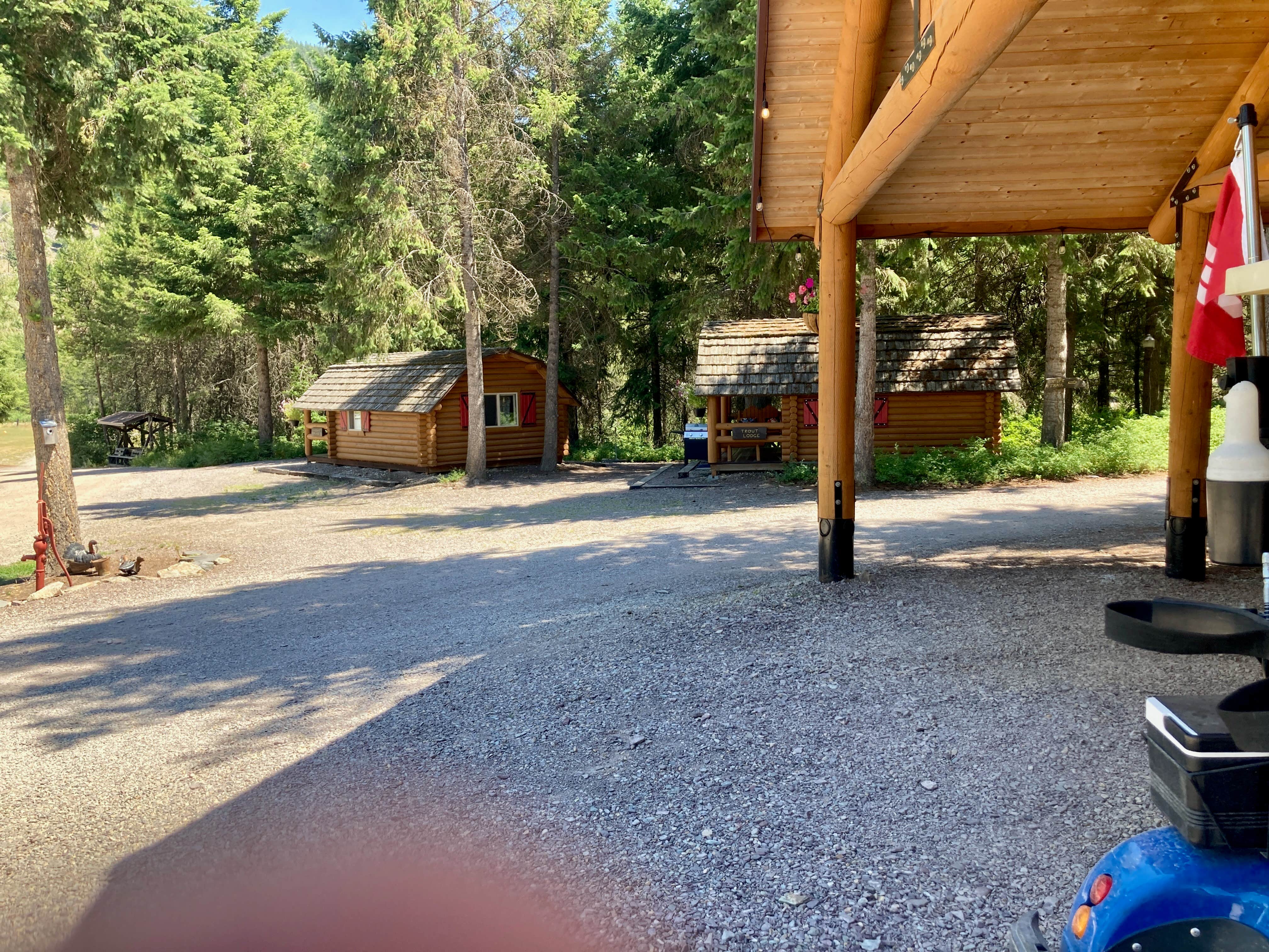 MickandKarla W.'s photo of a cabin at Nugget RV Resort near Lolo National Forest