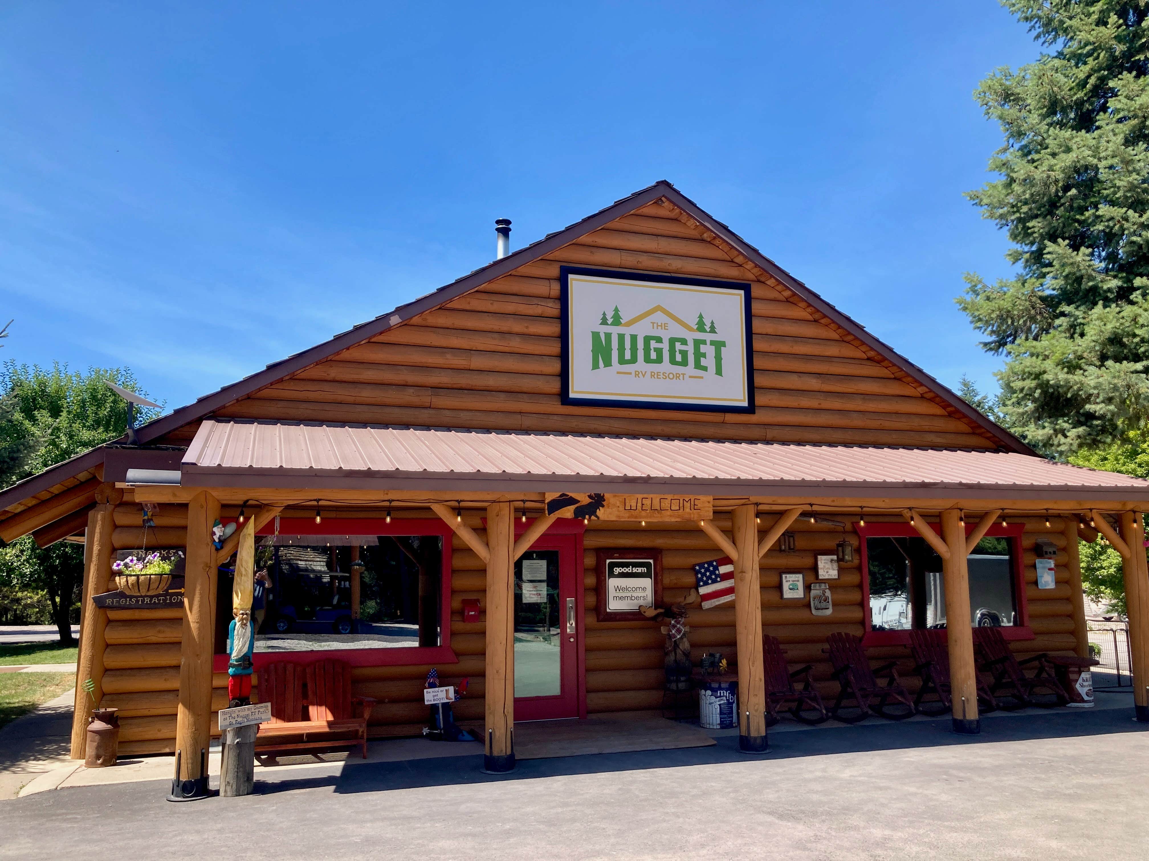 MickandKarla W.'s photo of a cabin at Nugget RV Resort near Osburn, ID