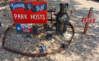 LMN's photo of camping with pets at Texas Log Cabin RV Park near Canton, TX
