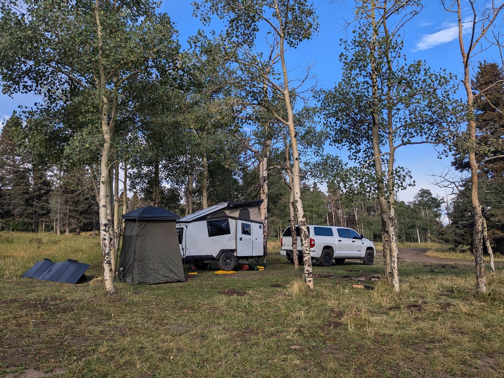 Timothy N.'s photo of a dispersed camping area at Dispersed Camping Near Hopewell Lake near Abiquiu Lake