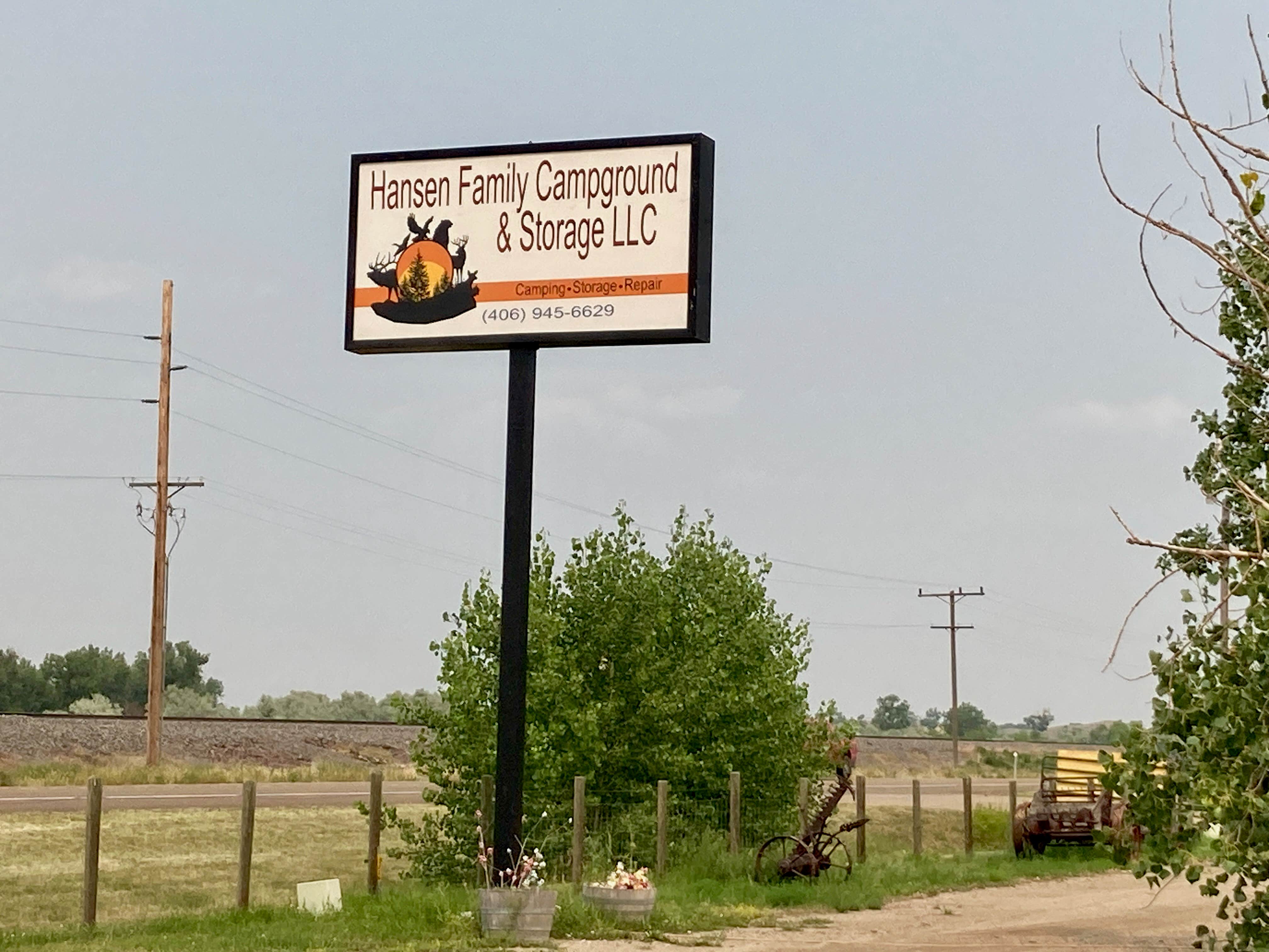 Camper-submitted photo at Hansen Family Campground & Storage near Box Elder, MT