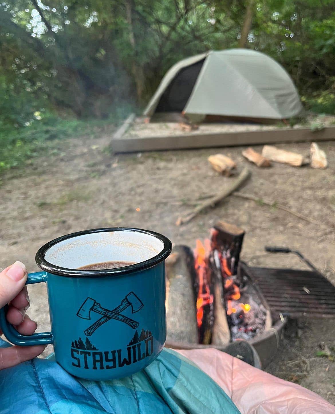 Anna S.'s photo of tent camping at Scioto-Grove Metro Park near Lockbourne, OH