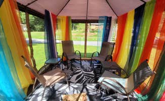 sherry G.'s photo of tent camping at Creekside Stayz Glamping and camping in the Smokies near Jefferson City, TN