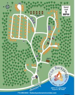 Camper-submitted photo at The Backyard at Amnicon Lake near South Range, WI