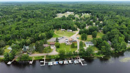 Camper-submitted photo at The Backyard at Amnicon Lake near South Range, WI