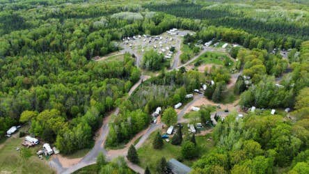 Camper-submitted photo at The Backyard at Amnicon Lake near South Range, WI