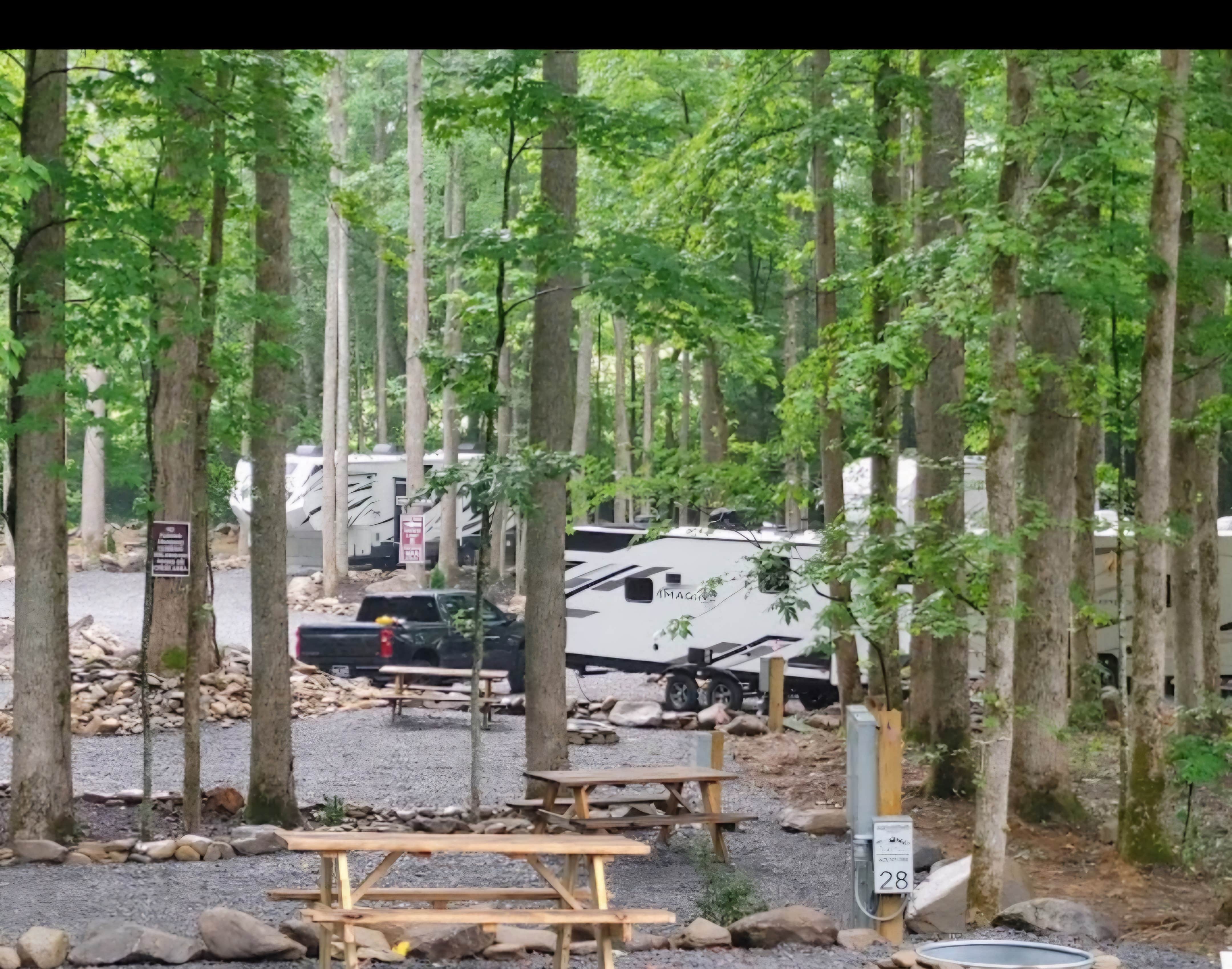 Camper submitted image from Smokey Mountain Hidden Stills RV Campground - 3