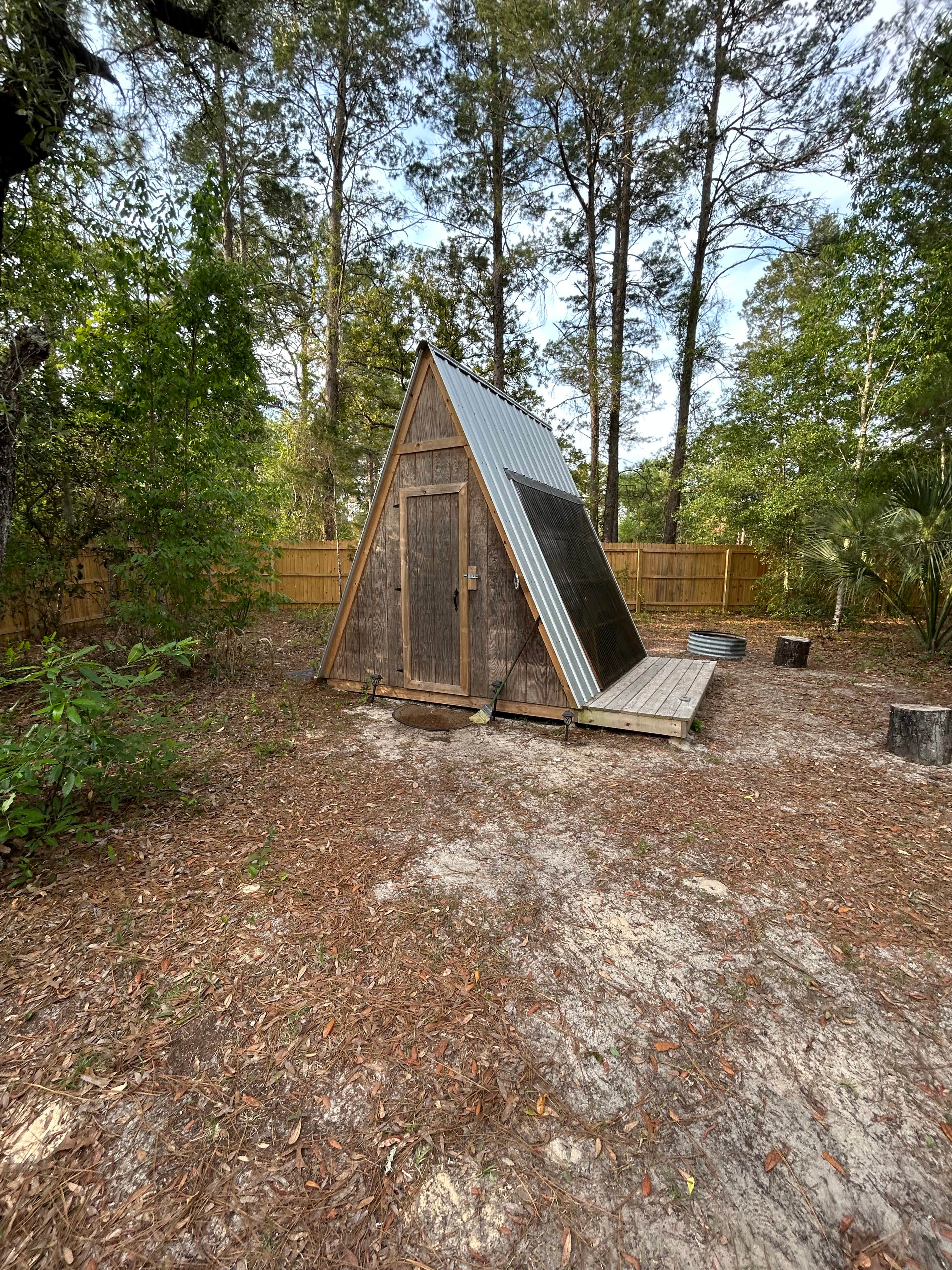 Jill W.'s photo of glamping accommodations at The Olive Grove near Lutz, FL