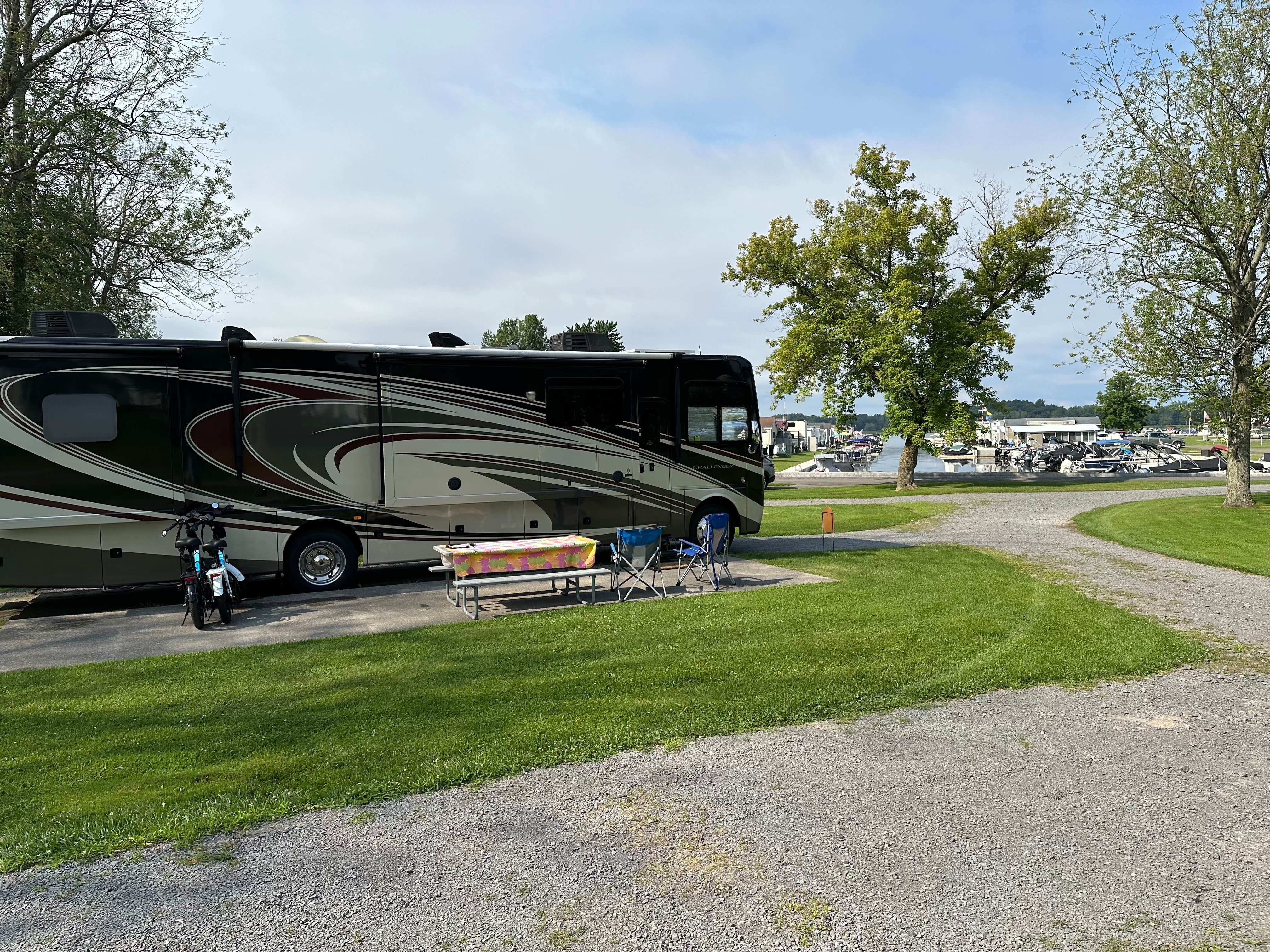 Jim G.'s photo of rv camping at Brennans Bay Campground and Marina near Sackets Harbor, NY