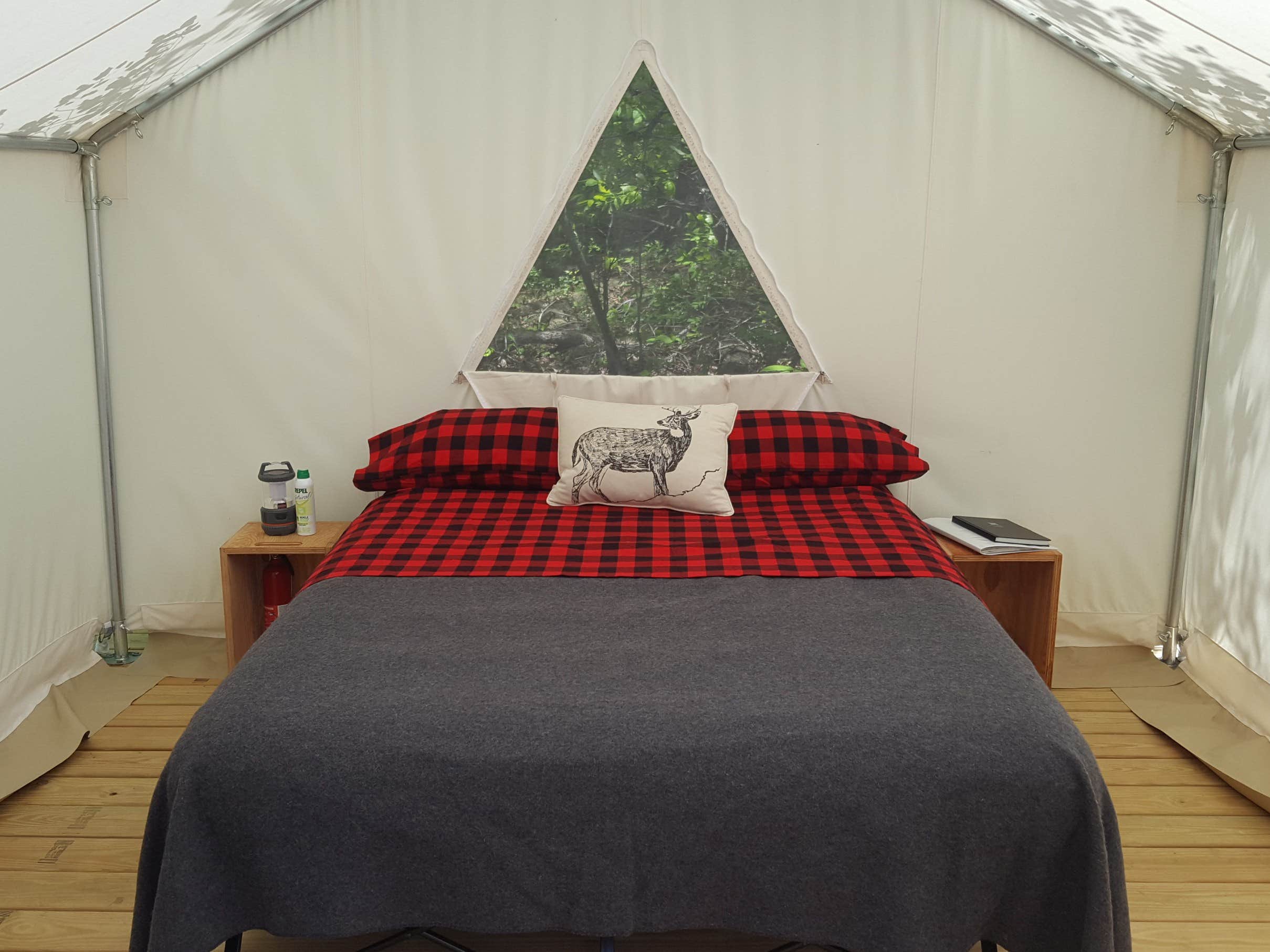 The Dyrt's photo of glamping accommodations at Overall Rustic near Round Lake, NY