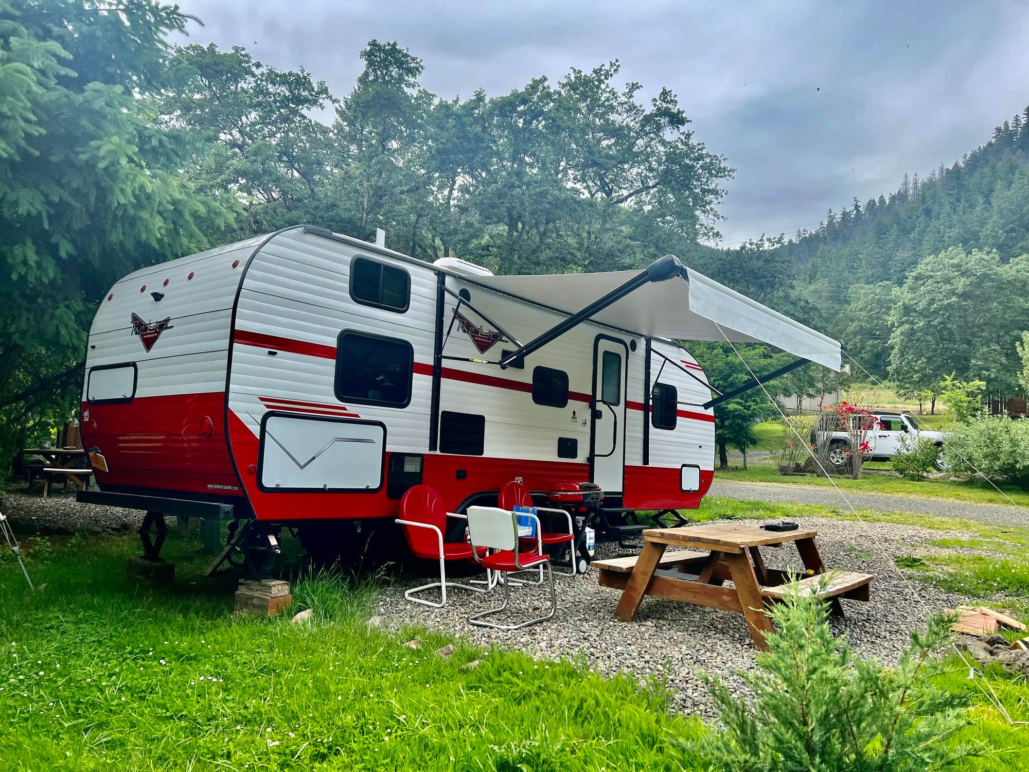 The Dyrt's photo of rv camping at Umpqua's Last Resort & Oregon Mountain Guides near Crater Lake, OR