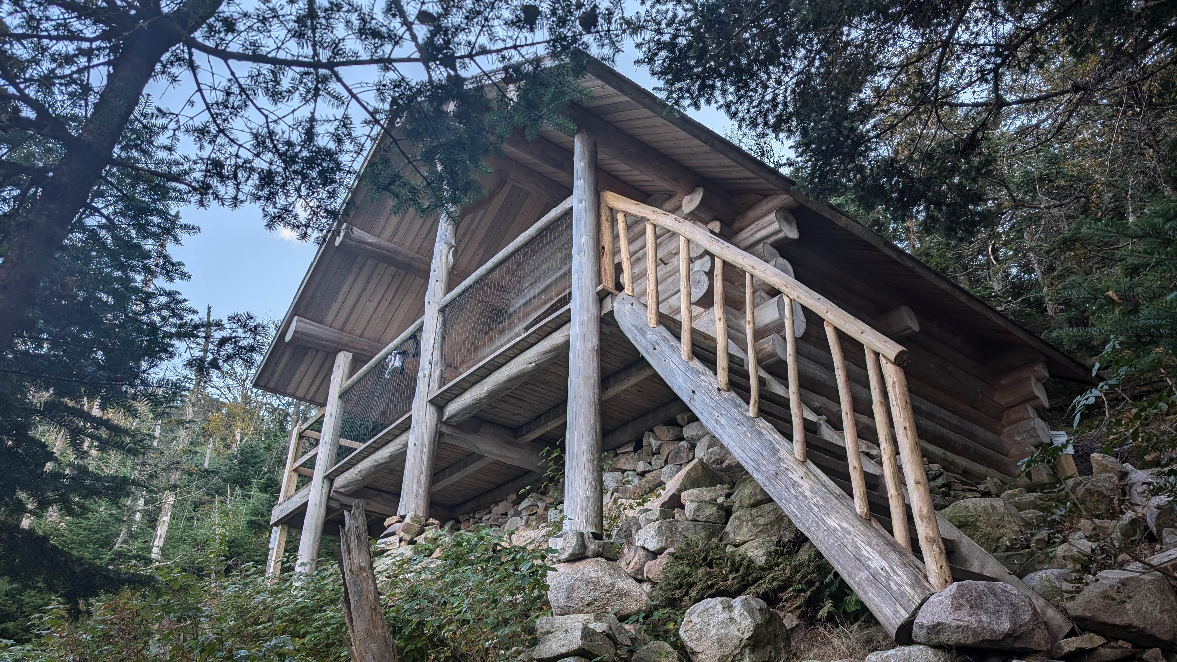 Alexandre R.'s photo of glamping accommodations at Guyot Shelter - Dispersed Camping near Warren, NH