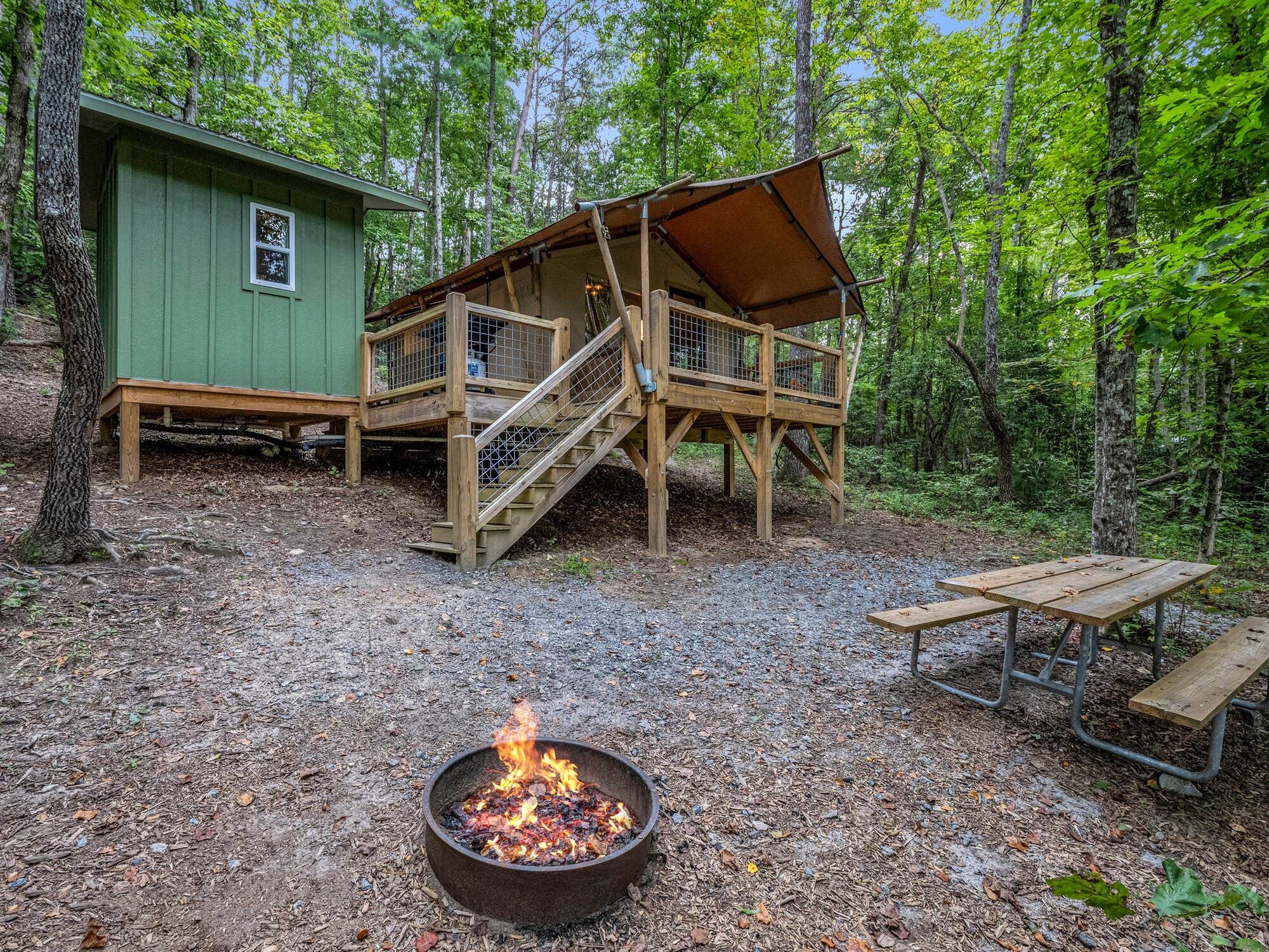 The Dyrt's photo of glamping accommodations at Emberglow Outdoor Resort near Flat Rock, NC