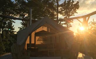 The Dyrt's photo of glamping accommodations at Bron Yr Aur near New Salem, MA