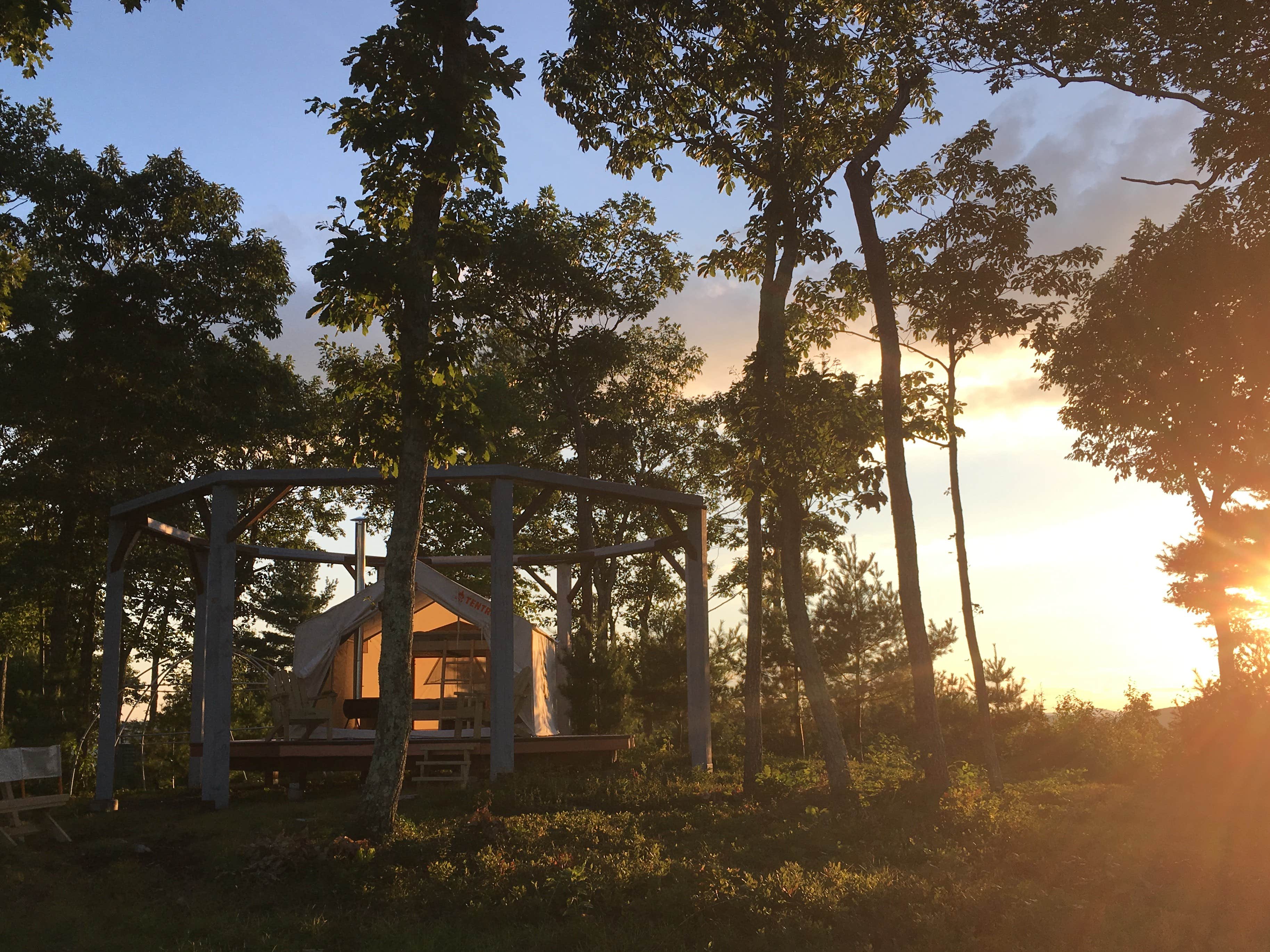 The Dyrt's photo of glamping accommodations at Bron Yr Aur near West Simsbury, CT