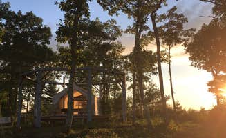 The Dyrt's photo of glamping accommodations at Bron Yr Aur in Massachusetts