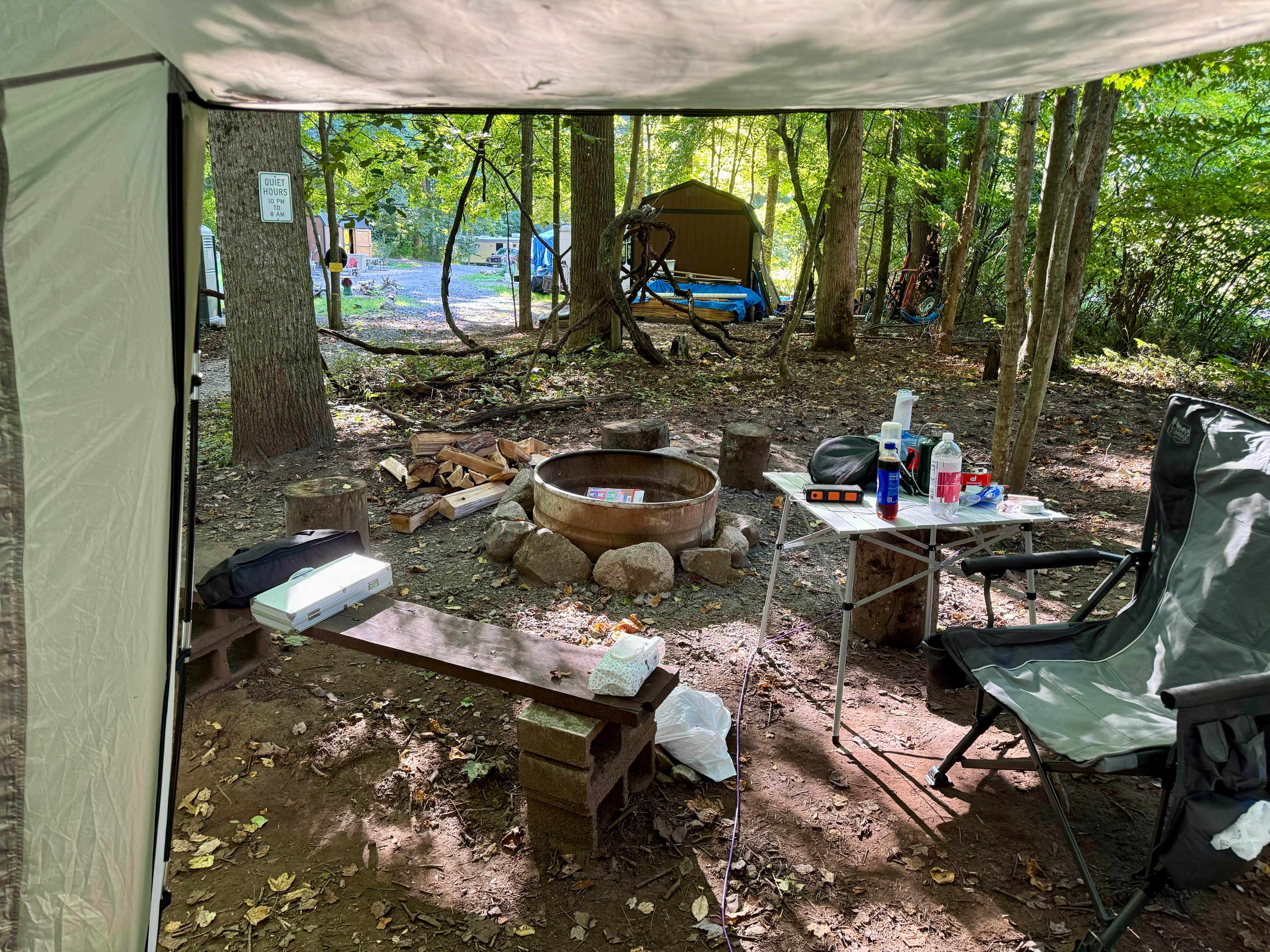 Camper submitted image from Brooklyn Heights Riverfront Campground - 2