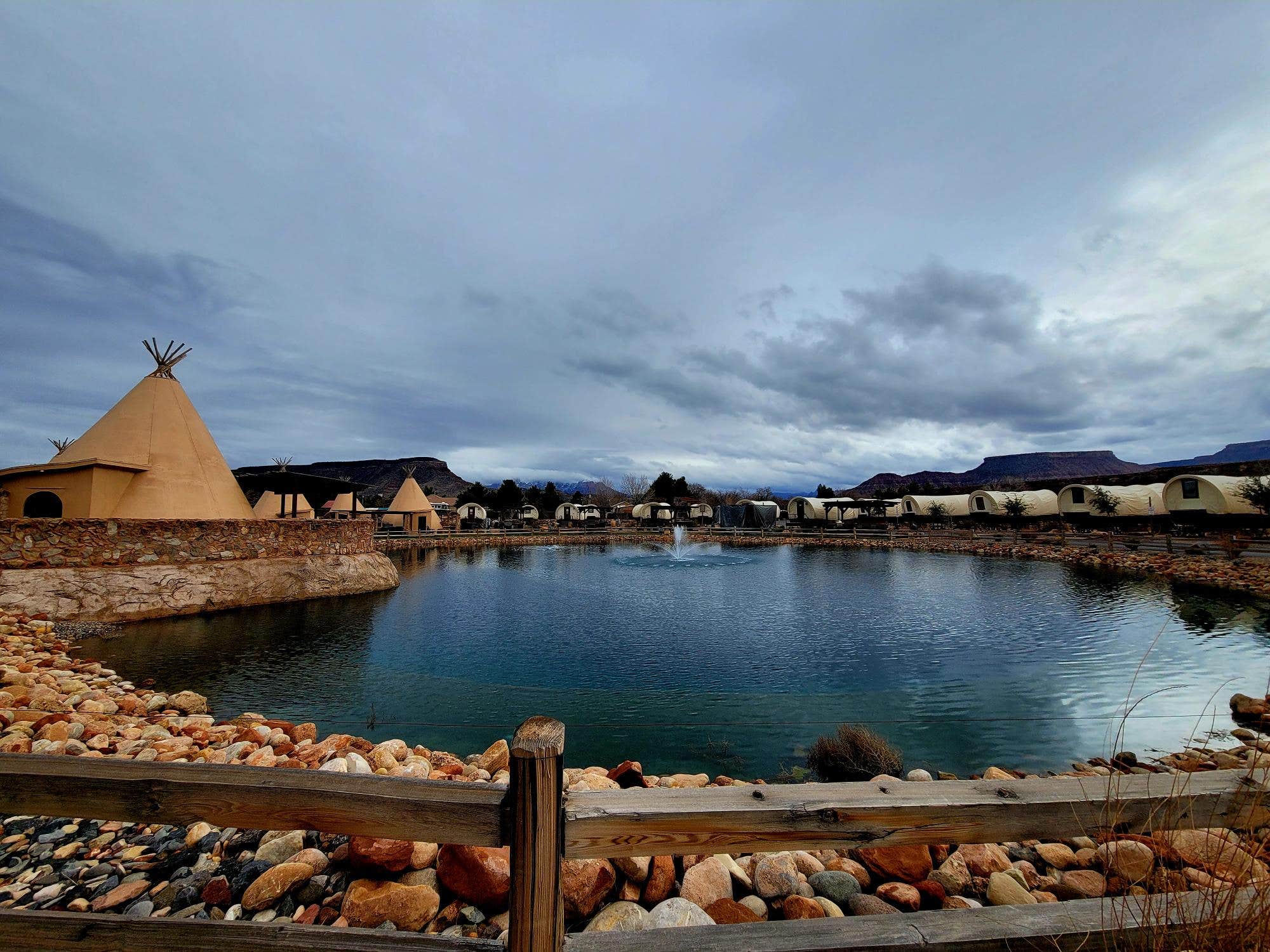 Camper submitted image from Zion White Bison Glamping - 5