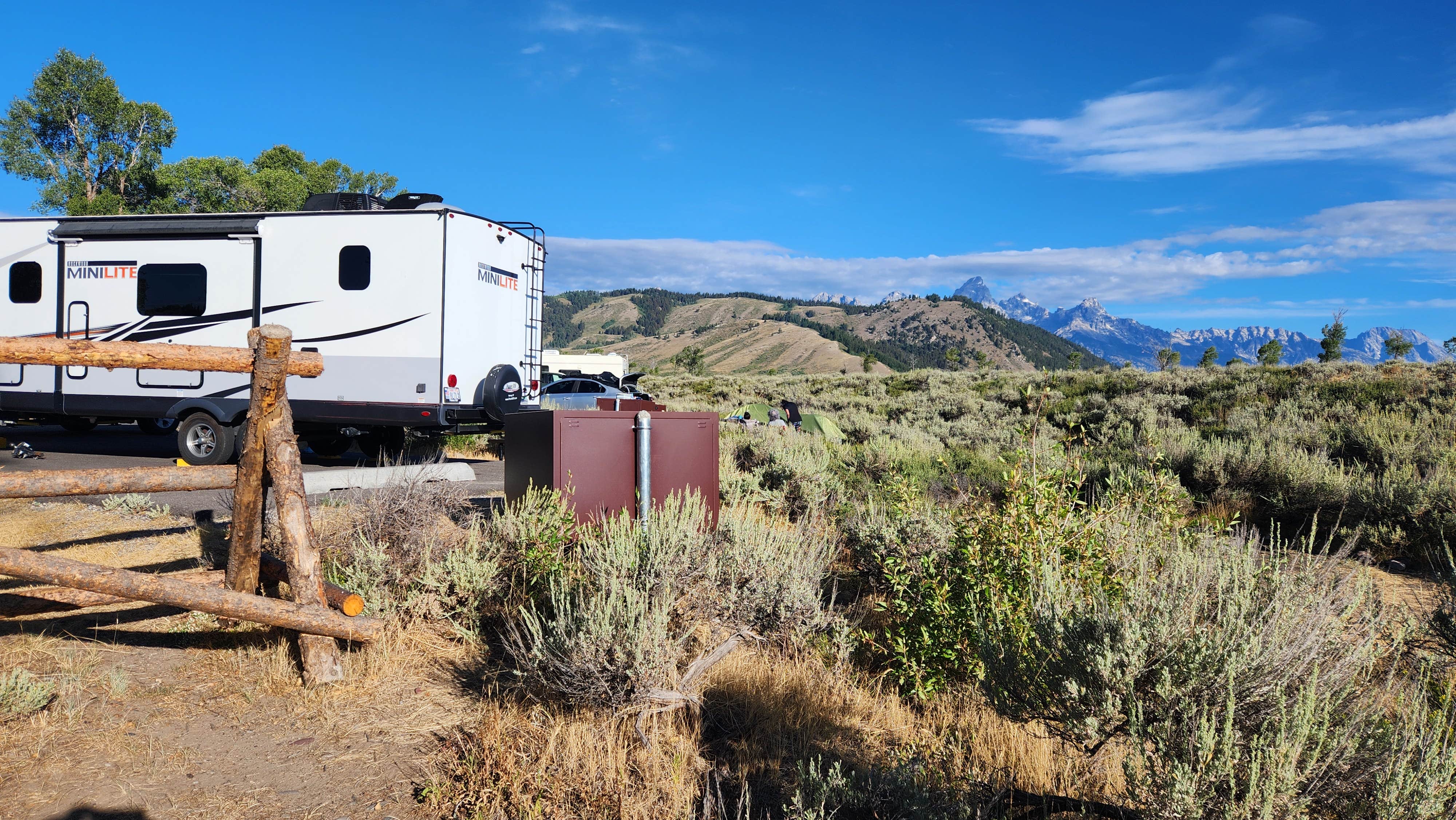 Steve S.'s photo of rv camping at Gros Ventre Campground — Grand Teton National Park near Grand Teton National Park