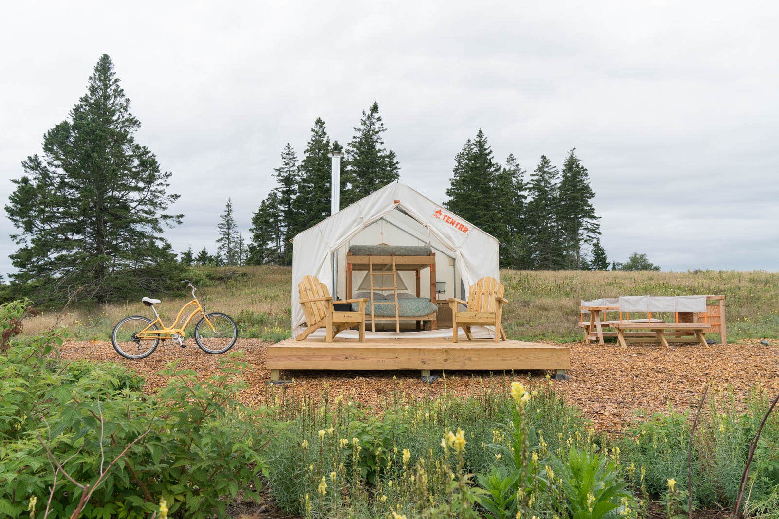 The Dyrt's photo of glamping accommodations at Turner Farm near Brooksville, ME