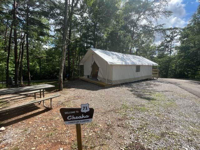 The Dyrt's photo of glamping accommodations at Timberline Glamping Cheaha near Lineville, AL