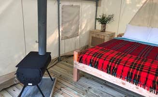 The Dyrt's photo of glamping accommodations at Flirtation Farms Signature Campsite near Kent, CT