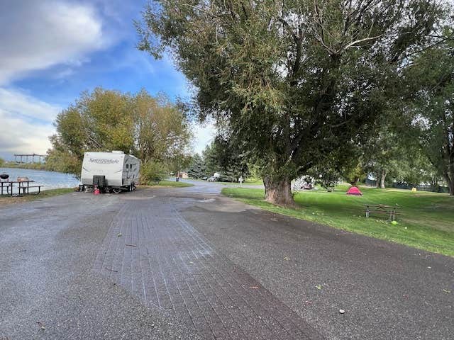 Kenyon's photo of tent camping at South Tourist Park Campground near Dubois, ID