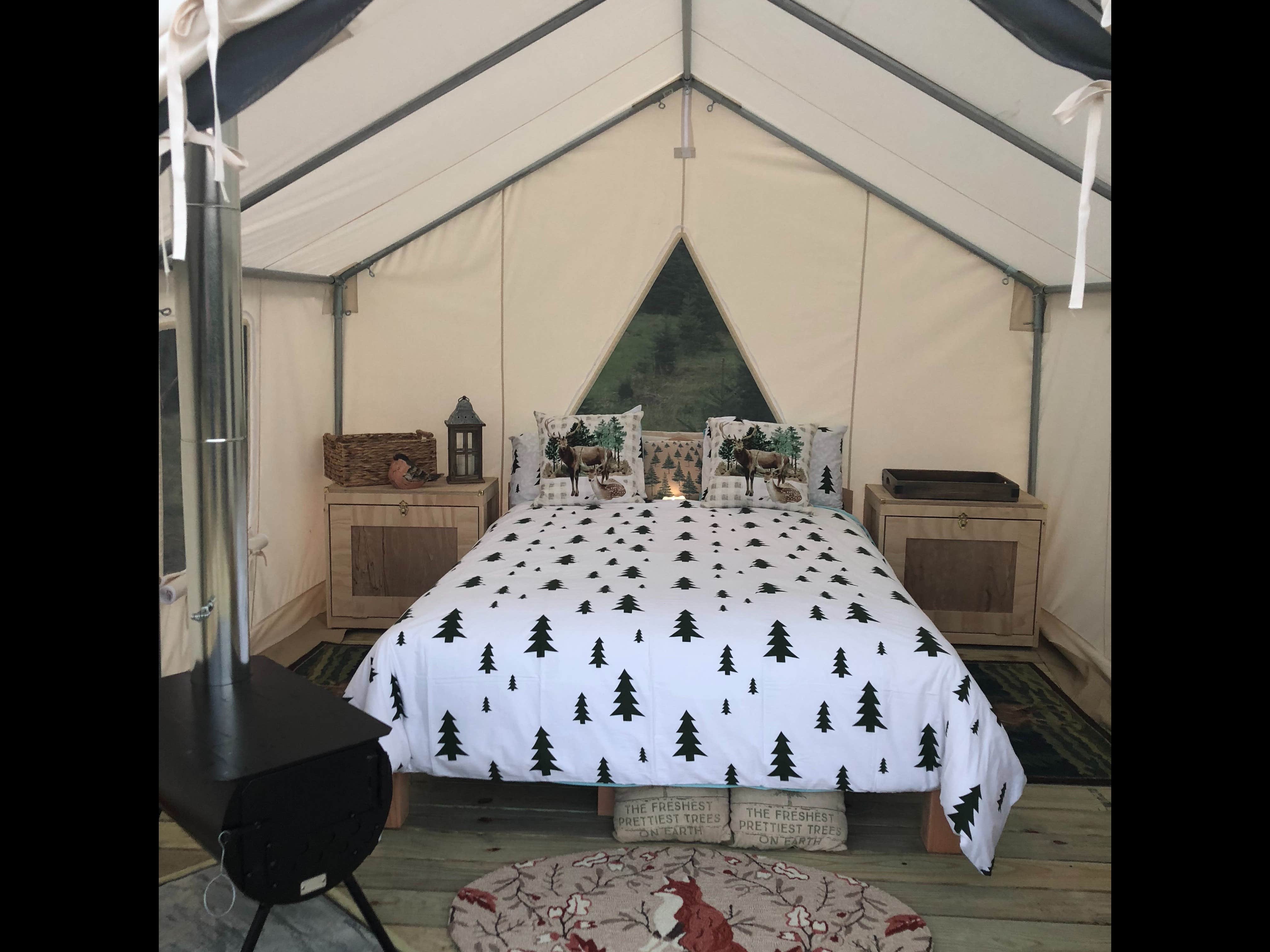 The Dyrt's photo of glamping accommodations at Christmas Tree Farm Hideaway near Blossvale, NY