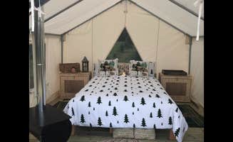 The Dyrt's photo of glamping accommodations at Christmas Tree Farm Hideaway near Norwich, NY