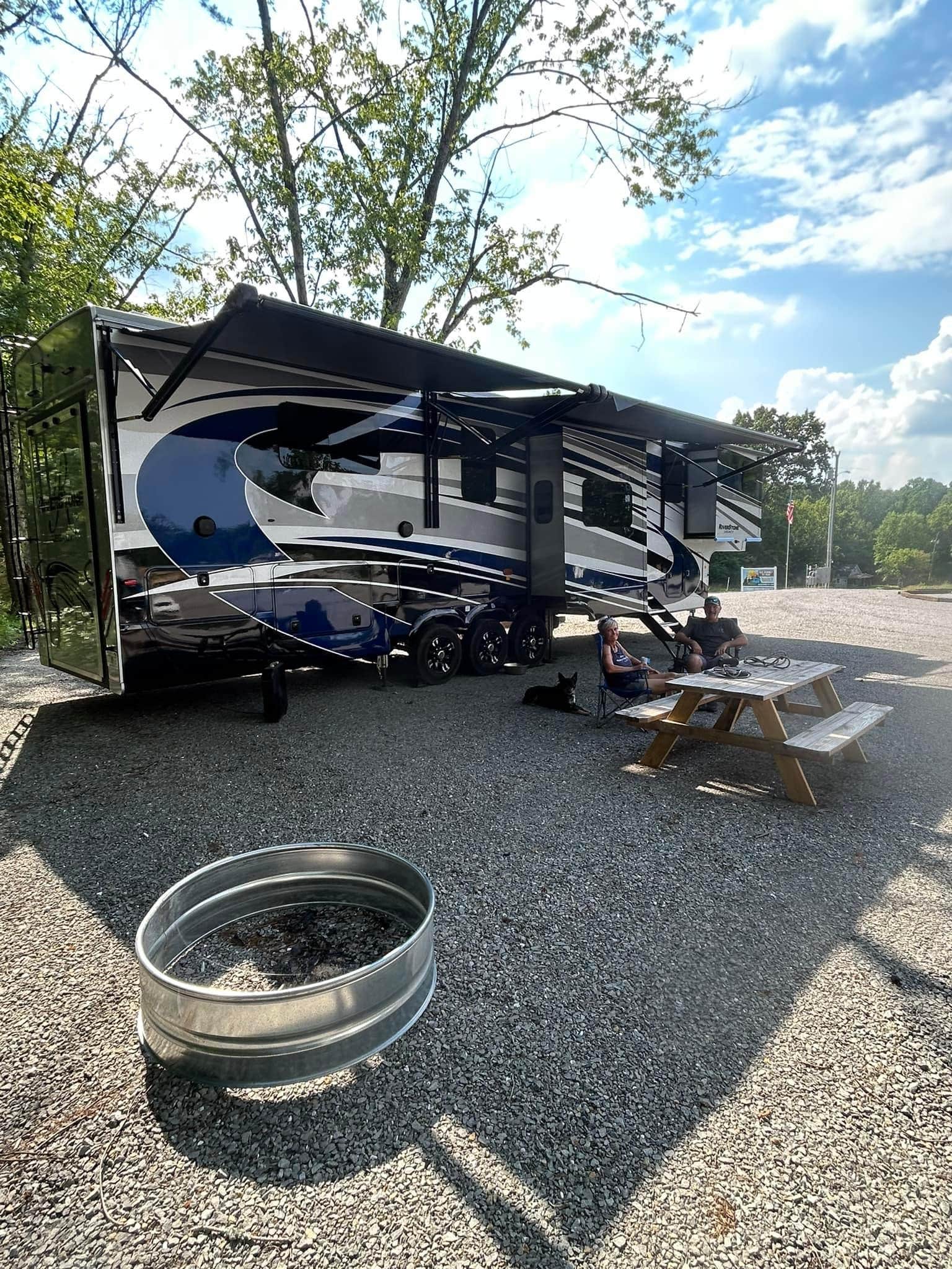 Caroline B.'s photo of camping with pets at Old Chimney RV Park near Campbellsville, KY