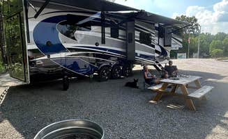 Caroline B.'s photo of camping with pets at Old Chimney RV Park near Dale Hollow Lake