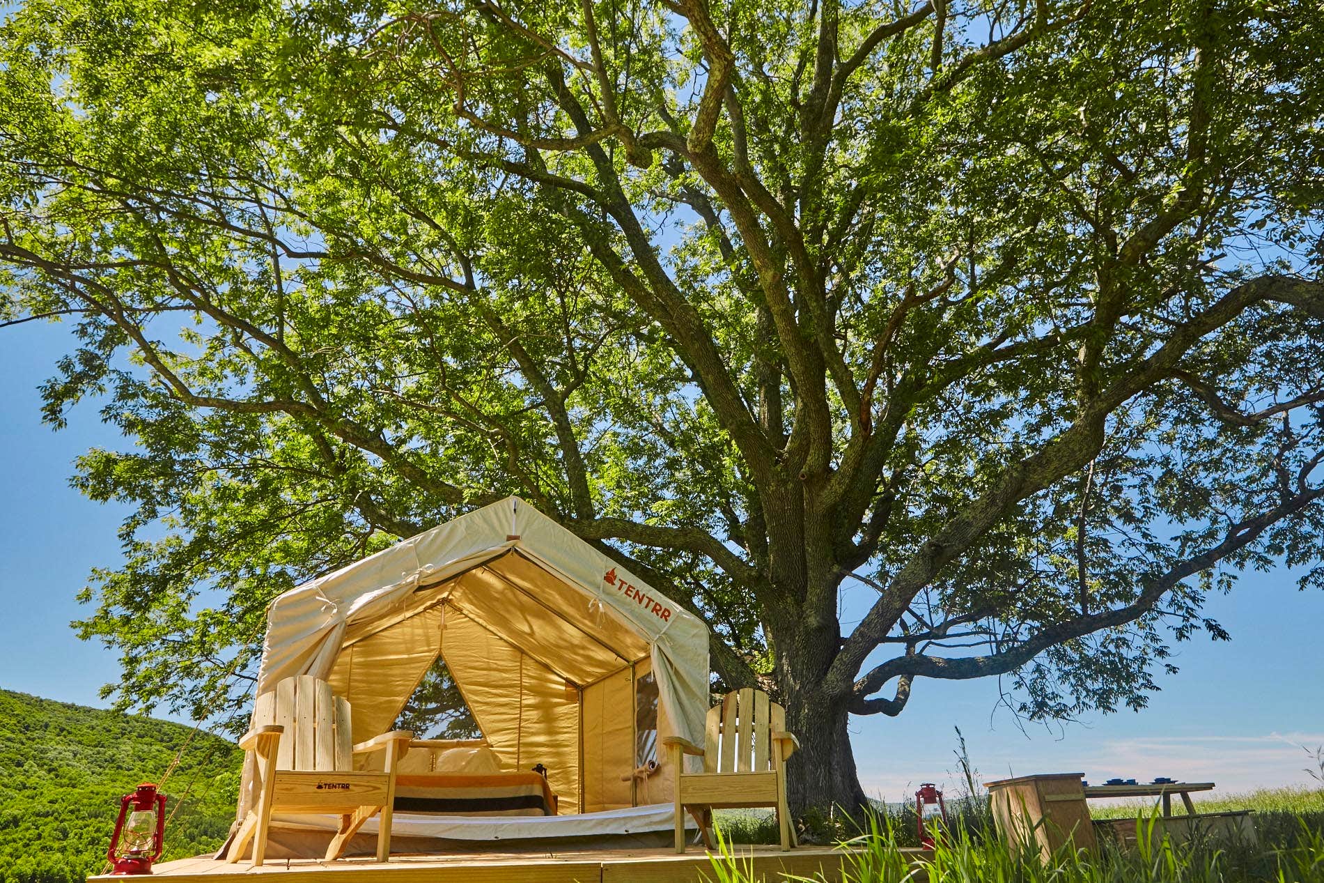 The Dyrt's photo of glamping accommodations at Griffin Mountain Lookout near North Blenheim, NY