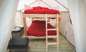 The Dyrt's photo of glamping accommodations at Hucklebuck Railway Camp West near Kent, CT