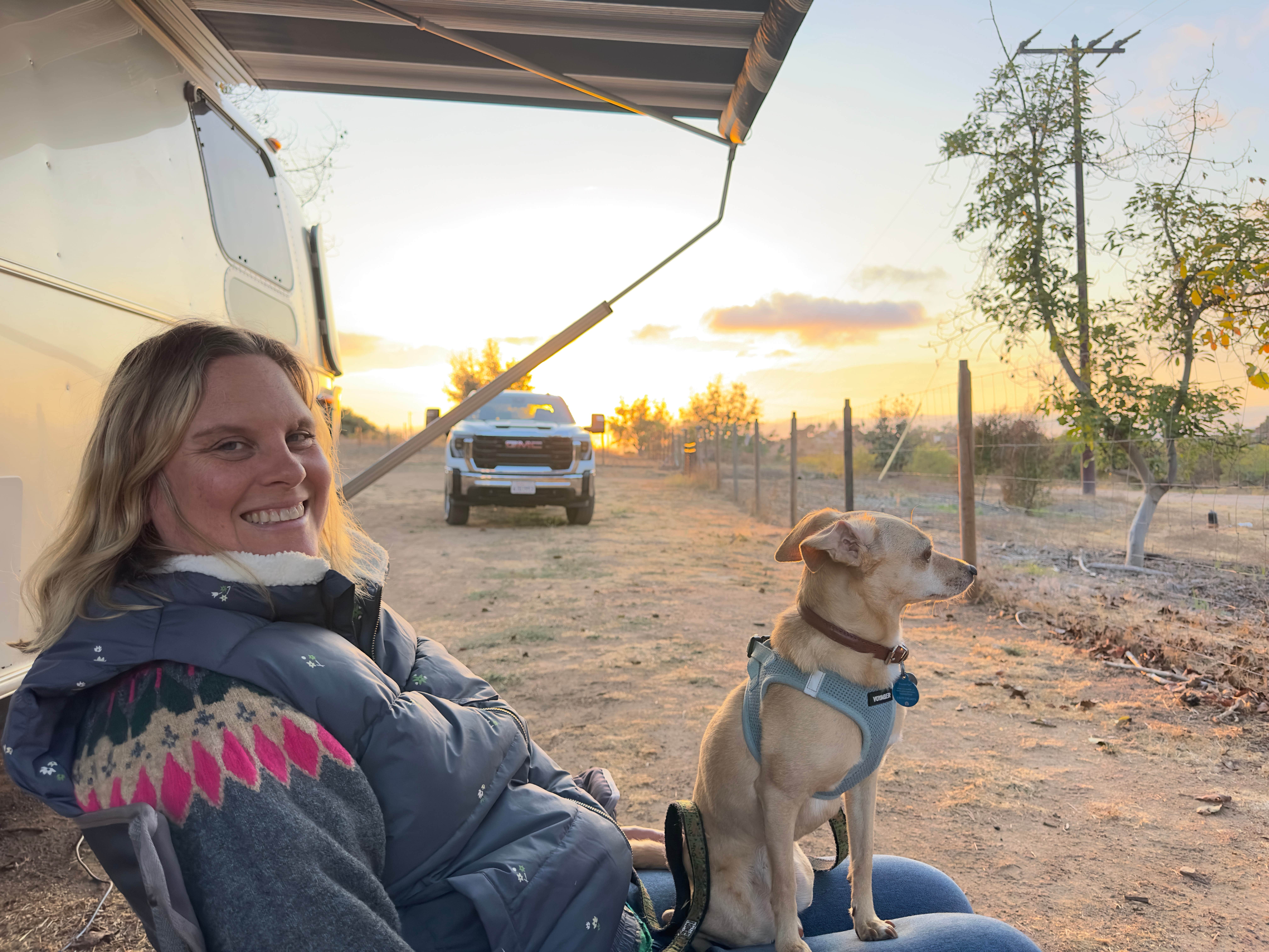 Charlie W.'s photo of camping with pets at Provisions Farm near Encinitas, CA