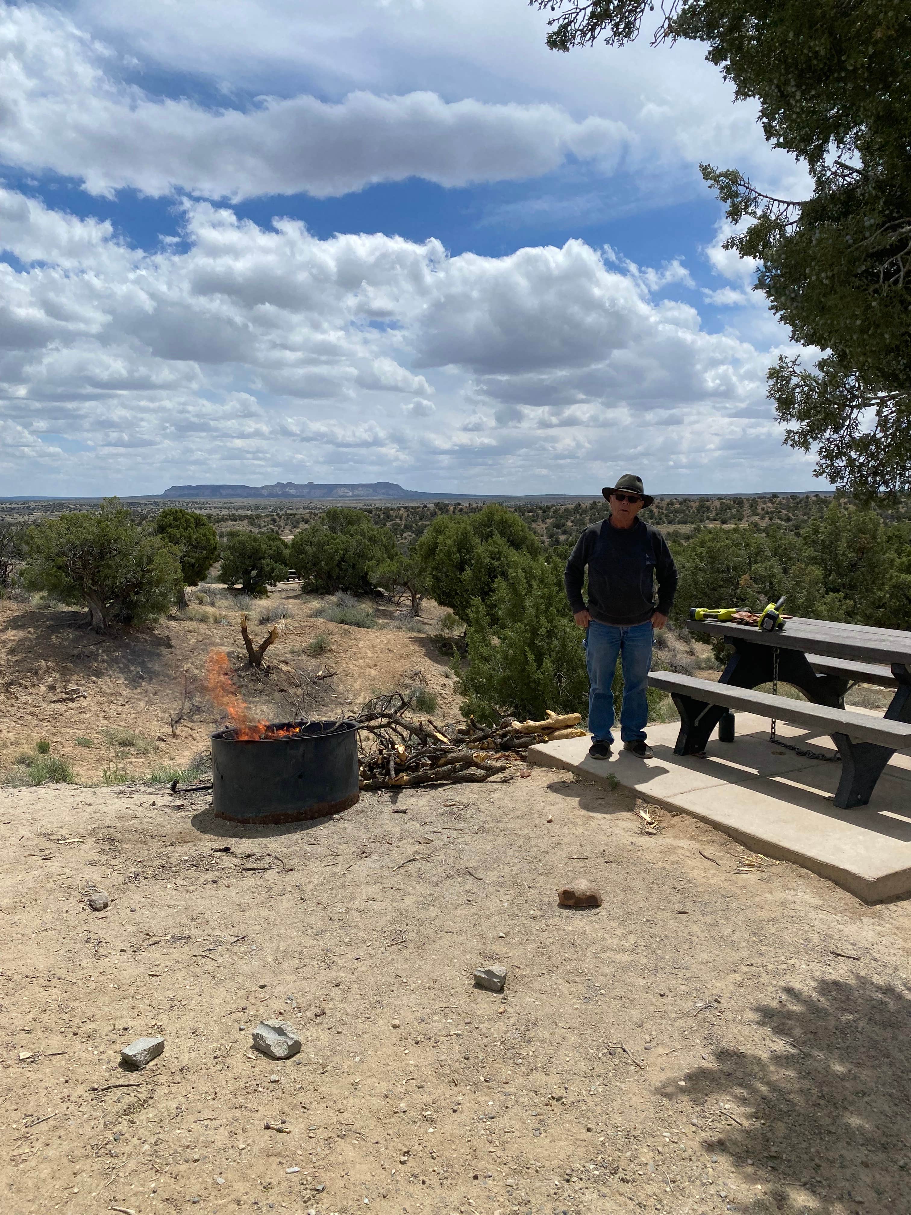 Patricia N.'s photo of a dispersed camping area at Angel Peak NM Badlands | Dispersed Camping near Blanco, NM