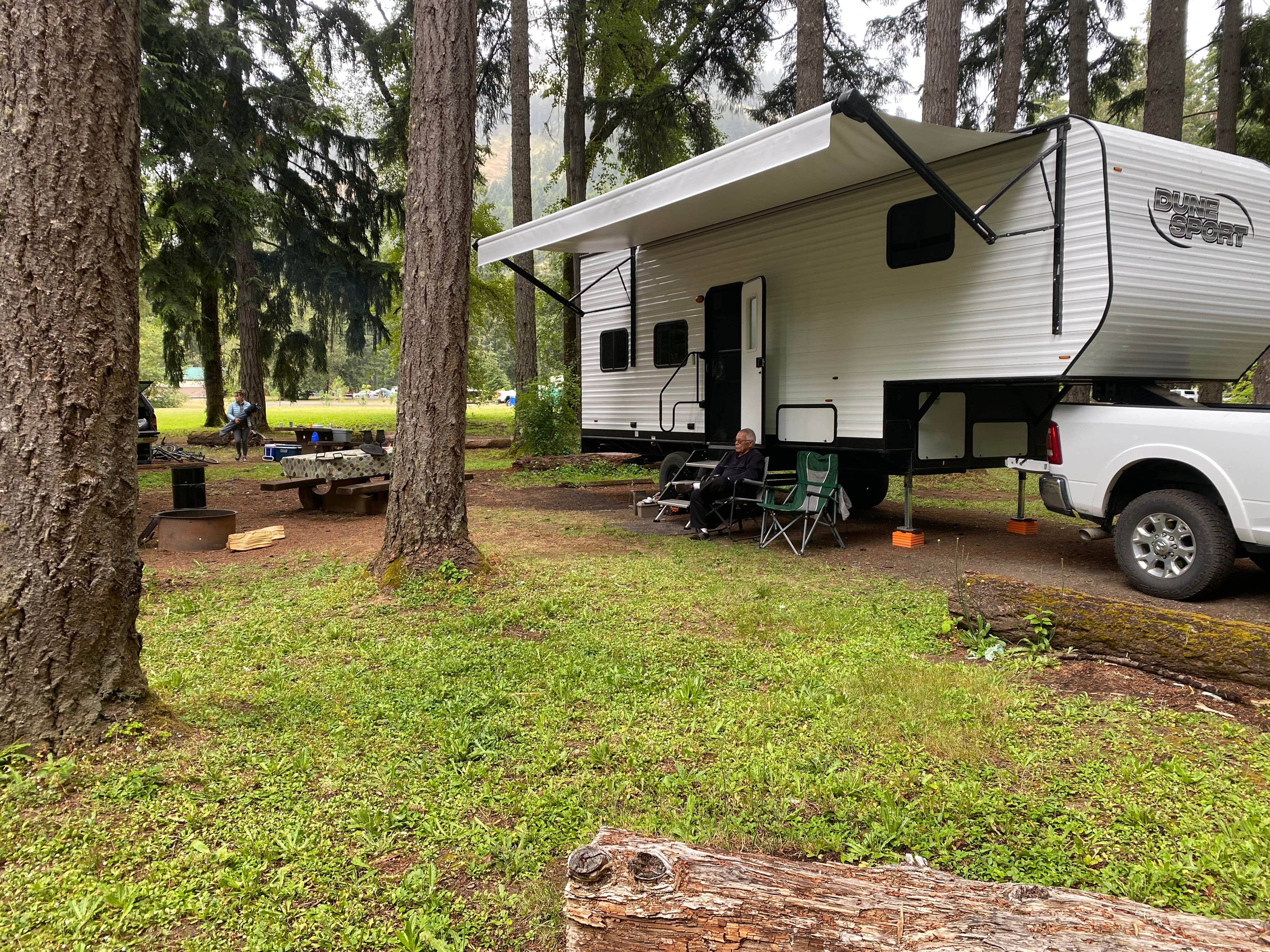 Patricia N.'s photo of rv camping at COE Dorena Reservoir Schwarz Campground near Oakridge, OR