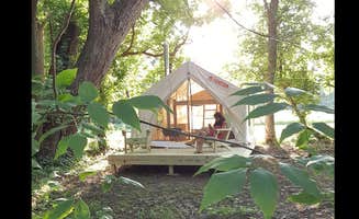 The Dyrt's photo of glamping accommodations at Hudson River Pharm Waterfront near Nassau, NY