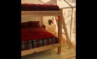 The Dyrt's photo of glamping accommodations at Journeys End Field of Dreams near St. George, ME